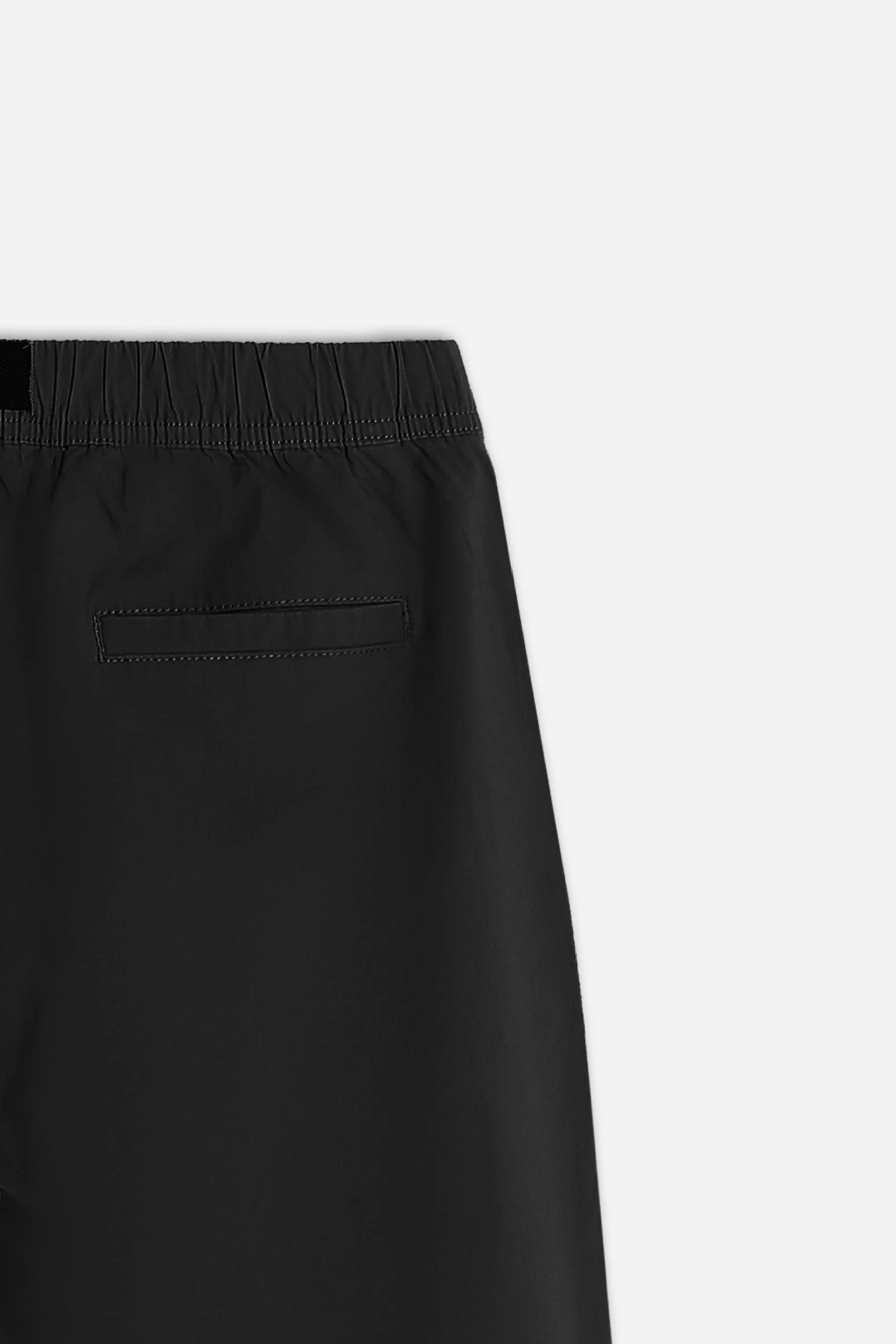 BERMUDA CON ELASTICO E CINTURA NERO - Image 2