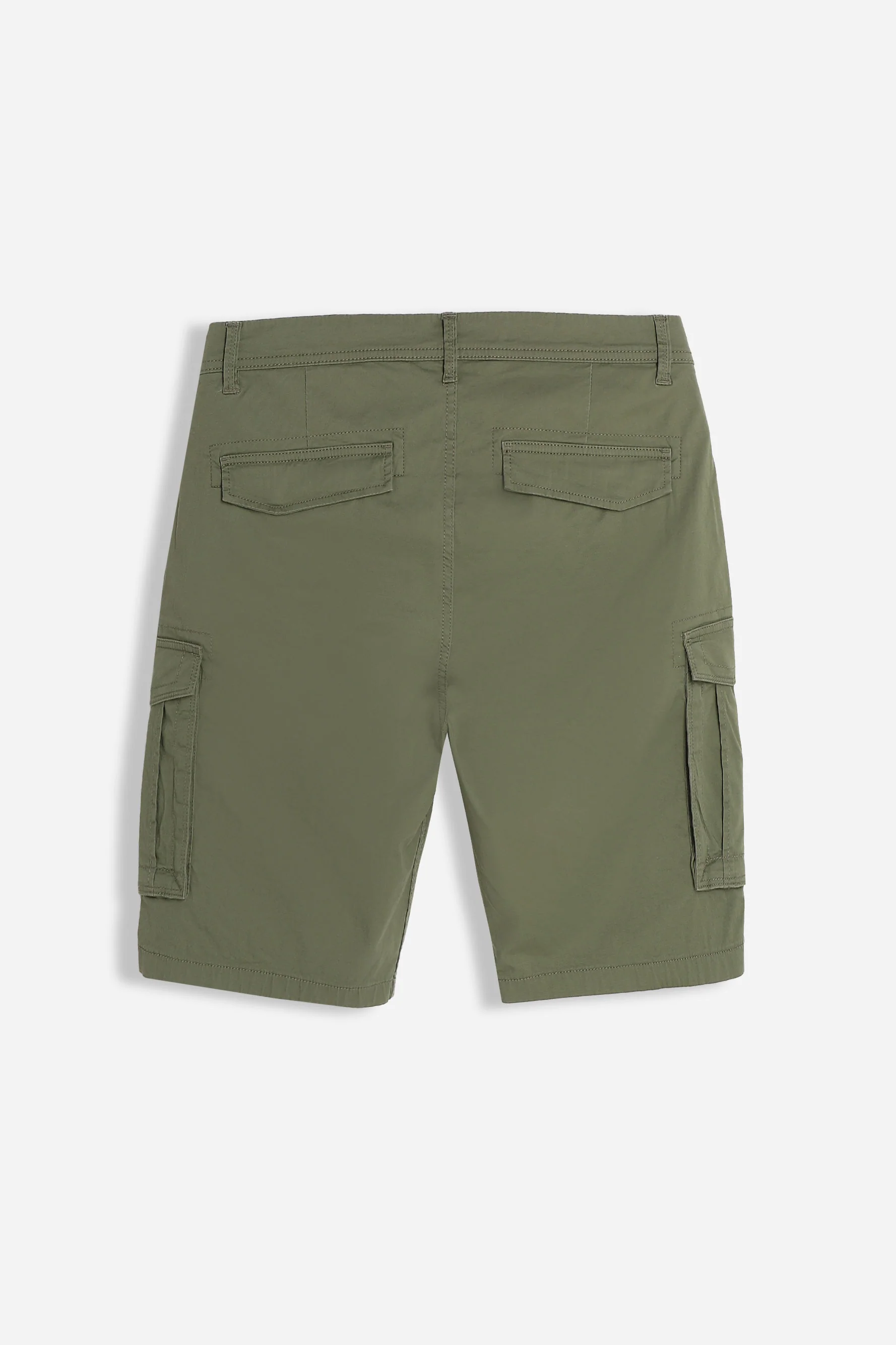 BERMUDA CON TASCONI VERDE MILITARE - Image 3