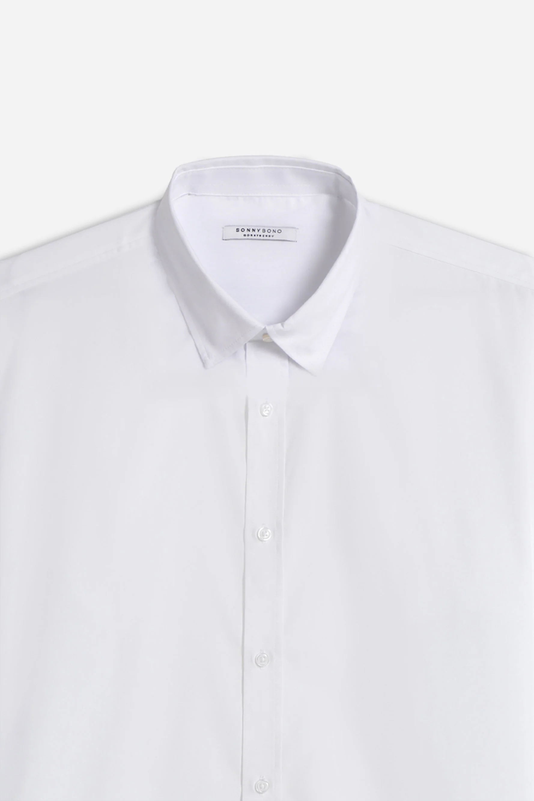 CAMICIA BASIC COLLO ITALIANO BIANCO - Image 3