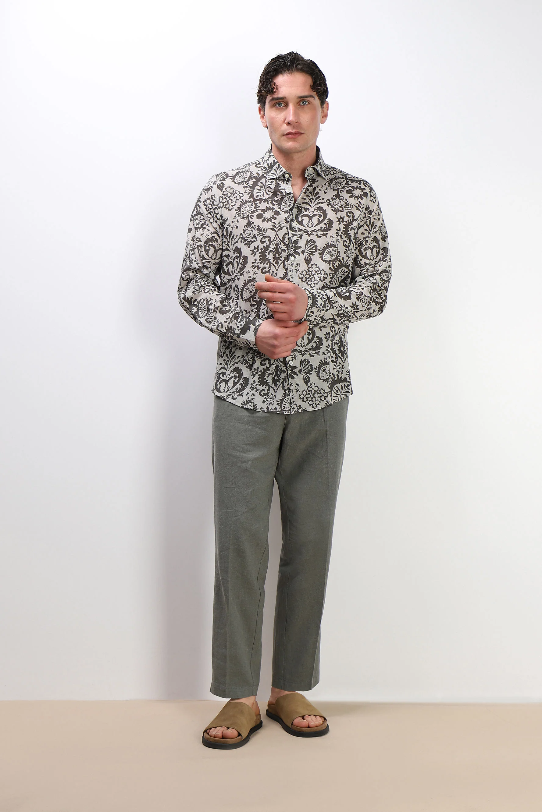 CAMICIA FANTASIA COLLO ITALIANO TORTORA