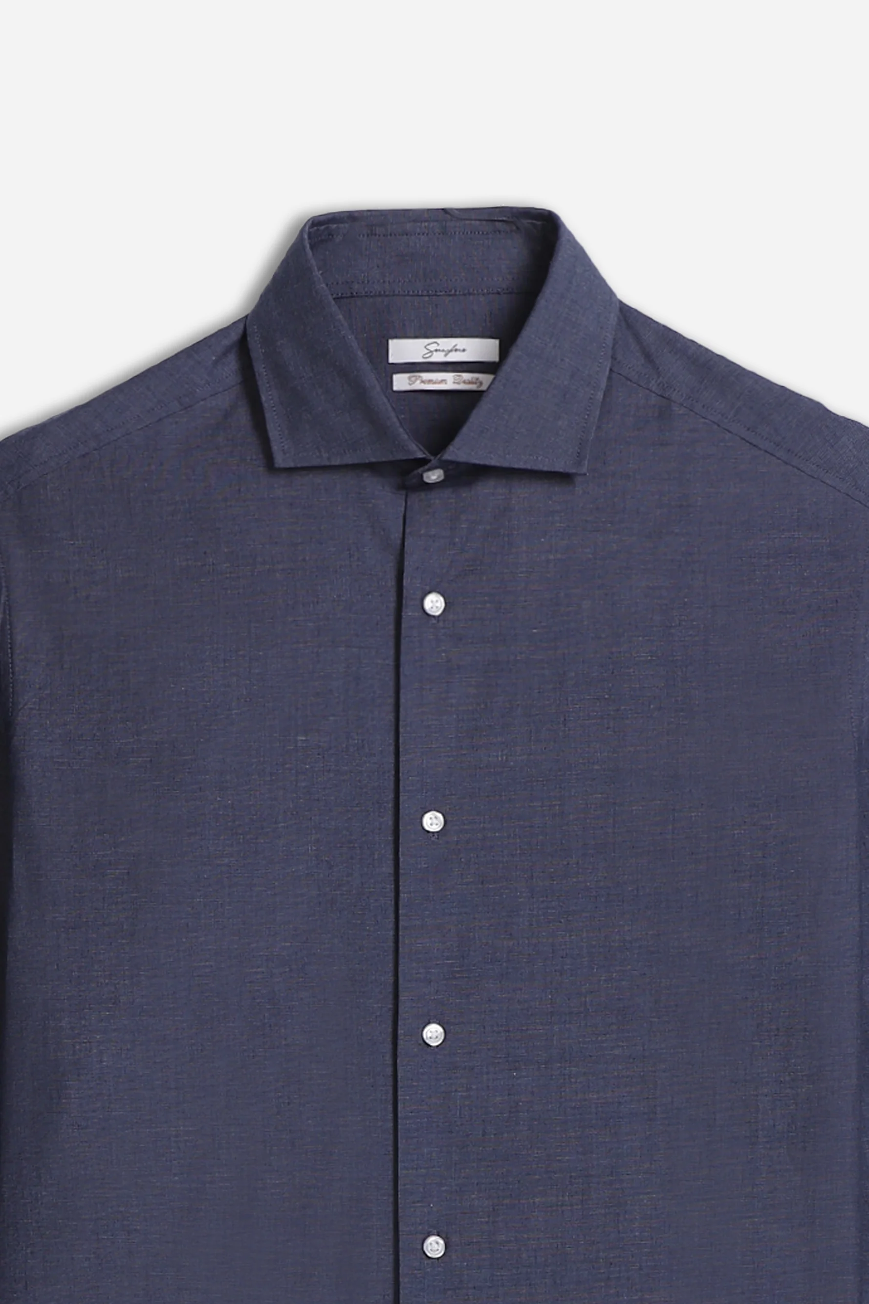 CAMICIA FIL A FIL BLEU - Image 3