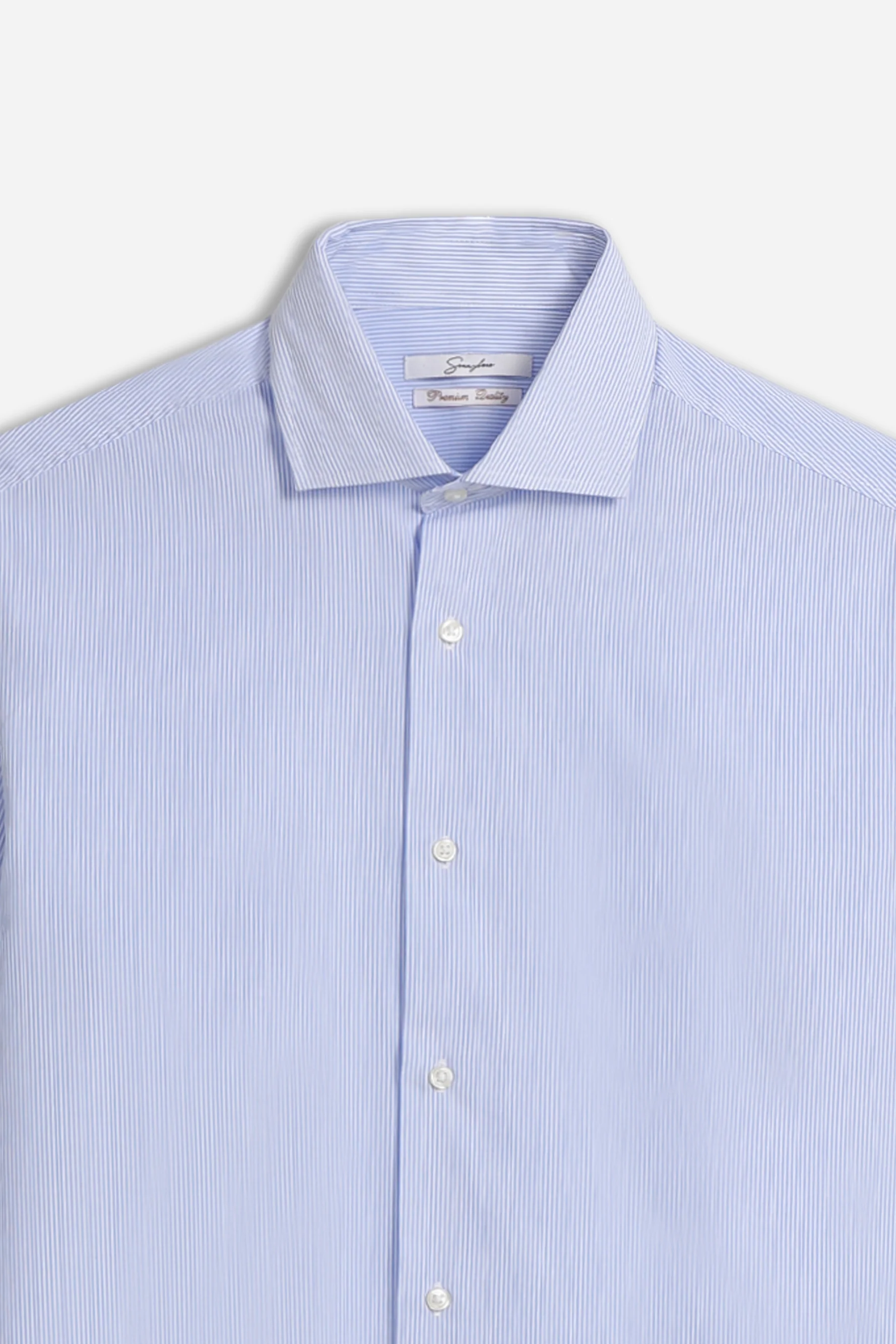 CAMICIA FIL A FIL CELESTE - Image 3