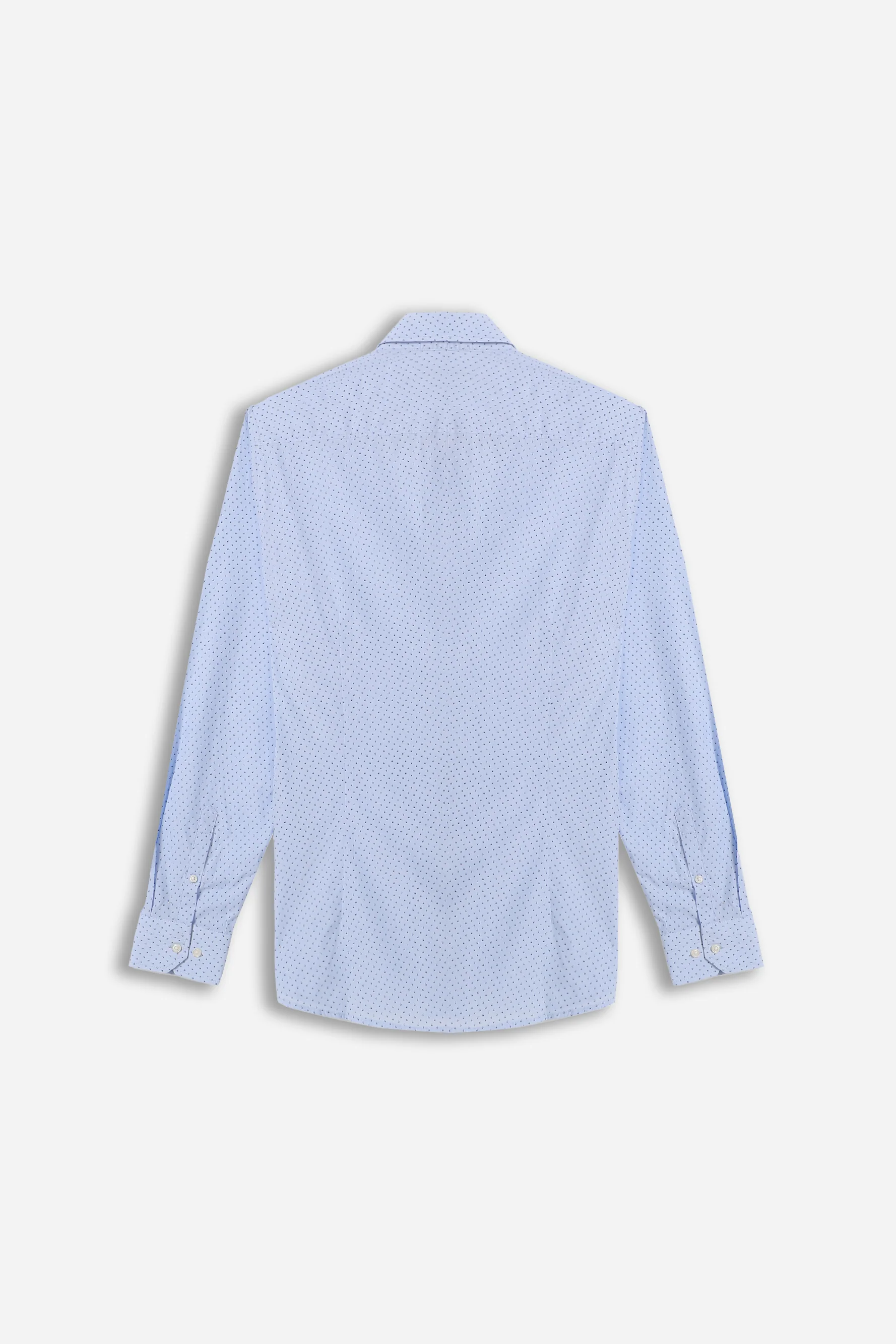 CAMICIA FIL A FIL COBALTO - Image 4