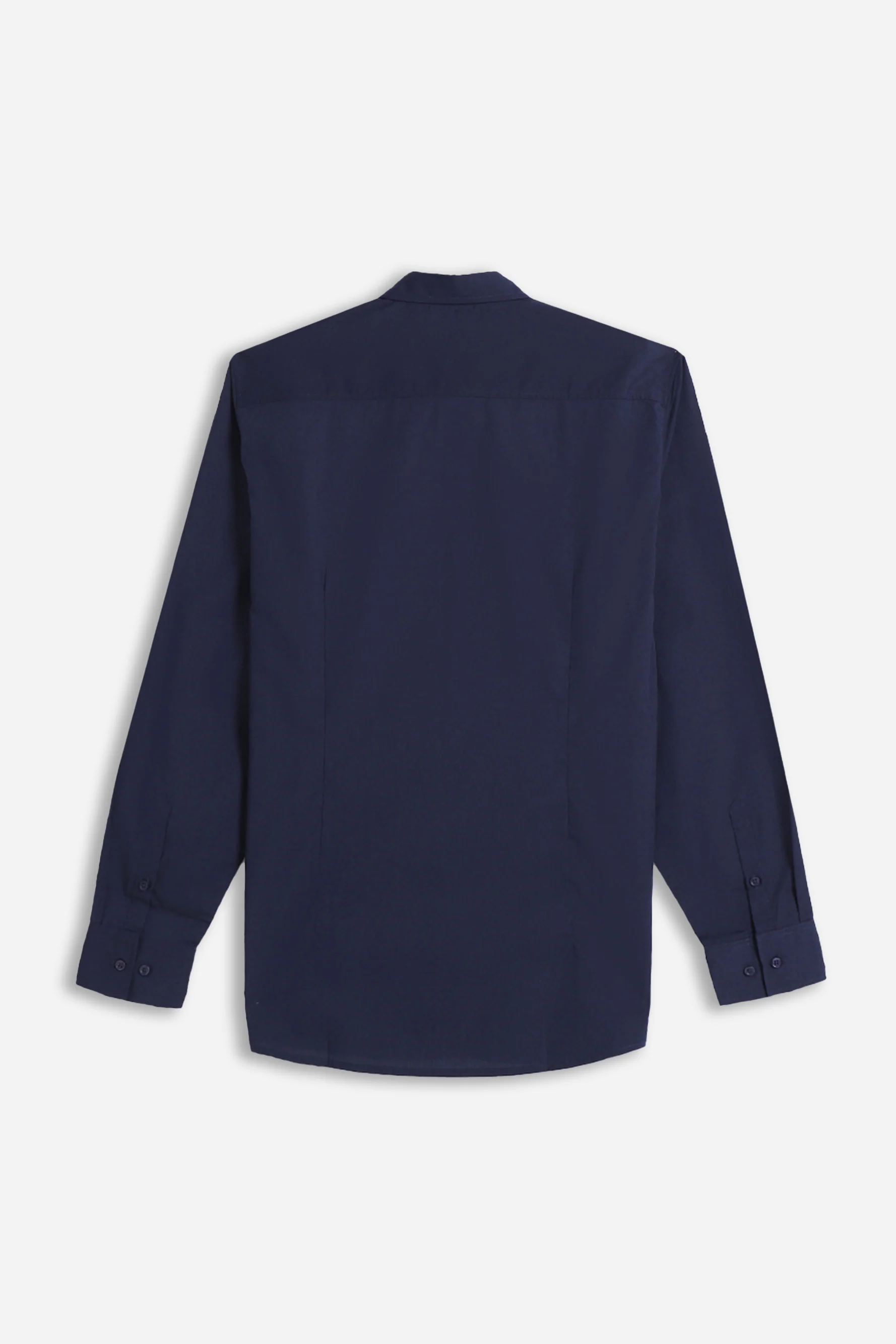 CAMICIA POPELINE BASIC BLEU - Image 3