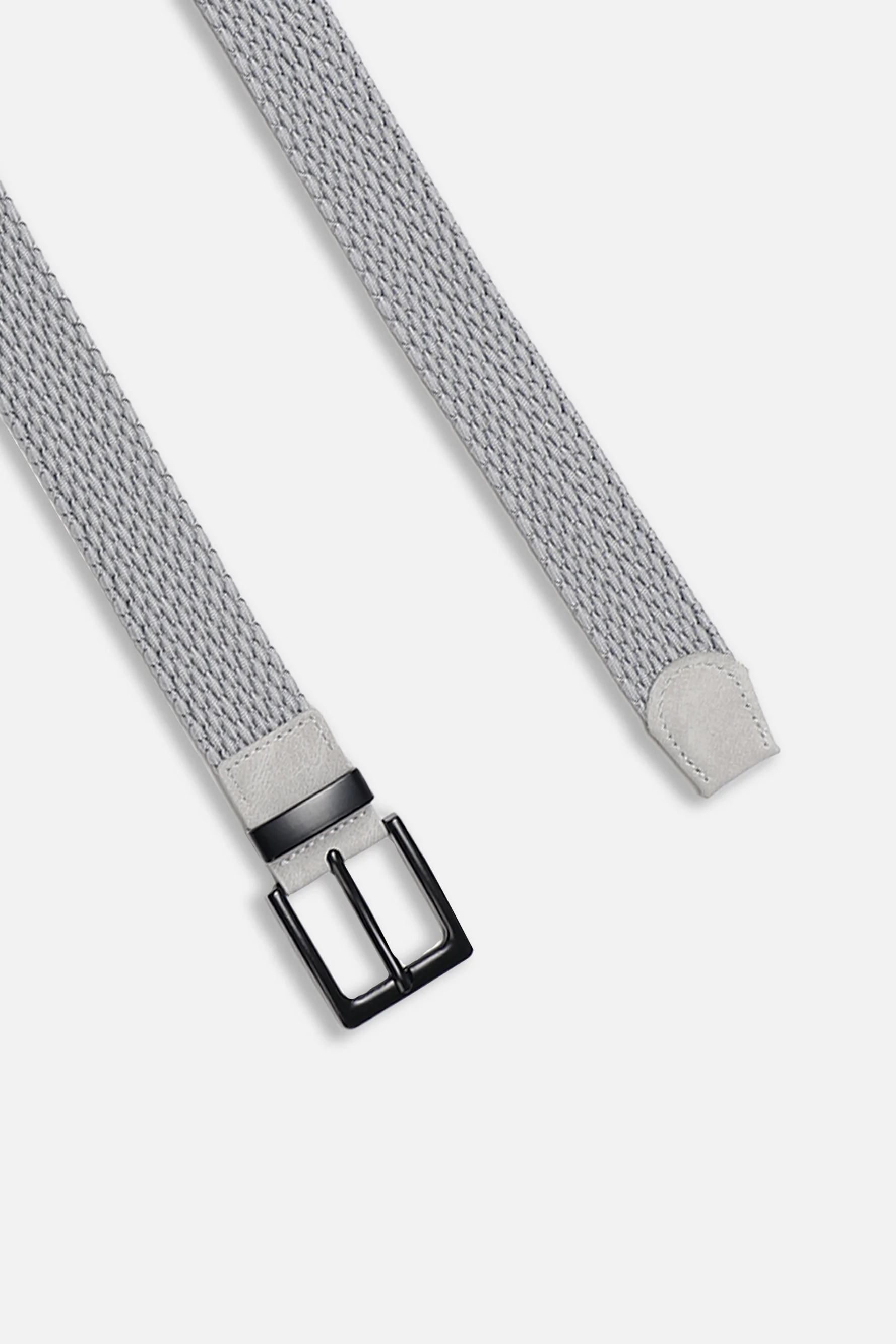 CINTURA IN CORDA ELASTICA GRIGIO CHIARO - Image 3