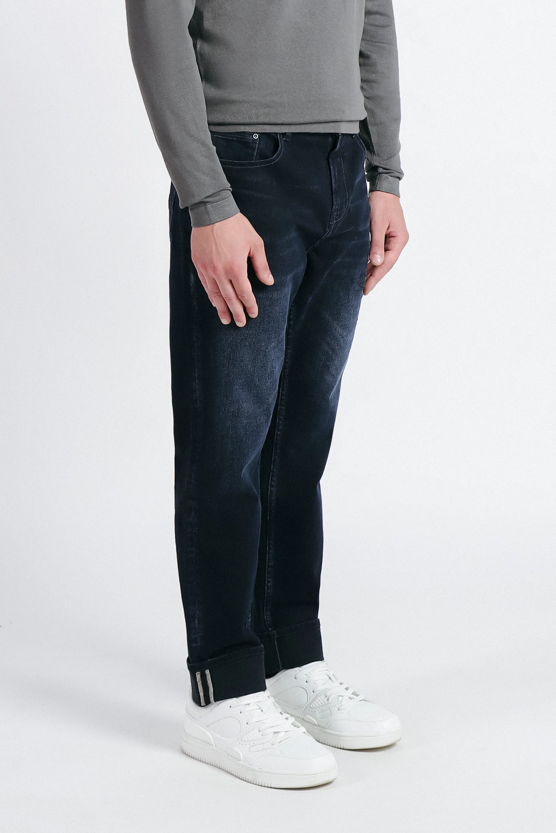DENIM LOOSE FIT BLUBLACK - Image 4