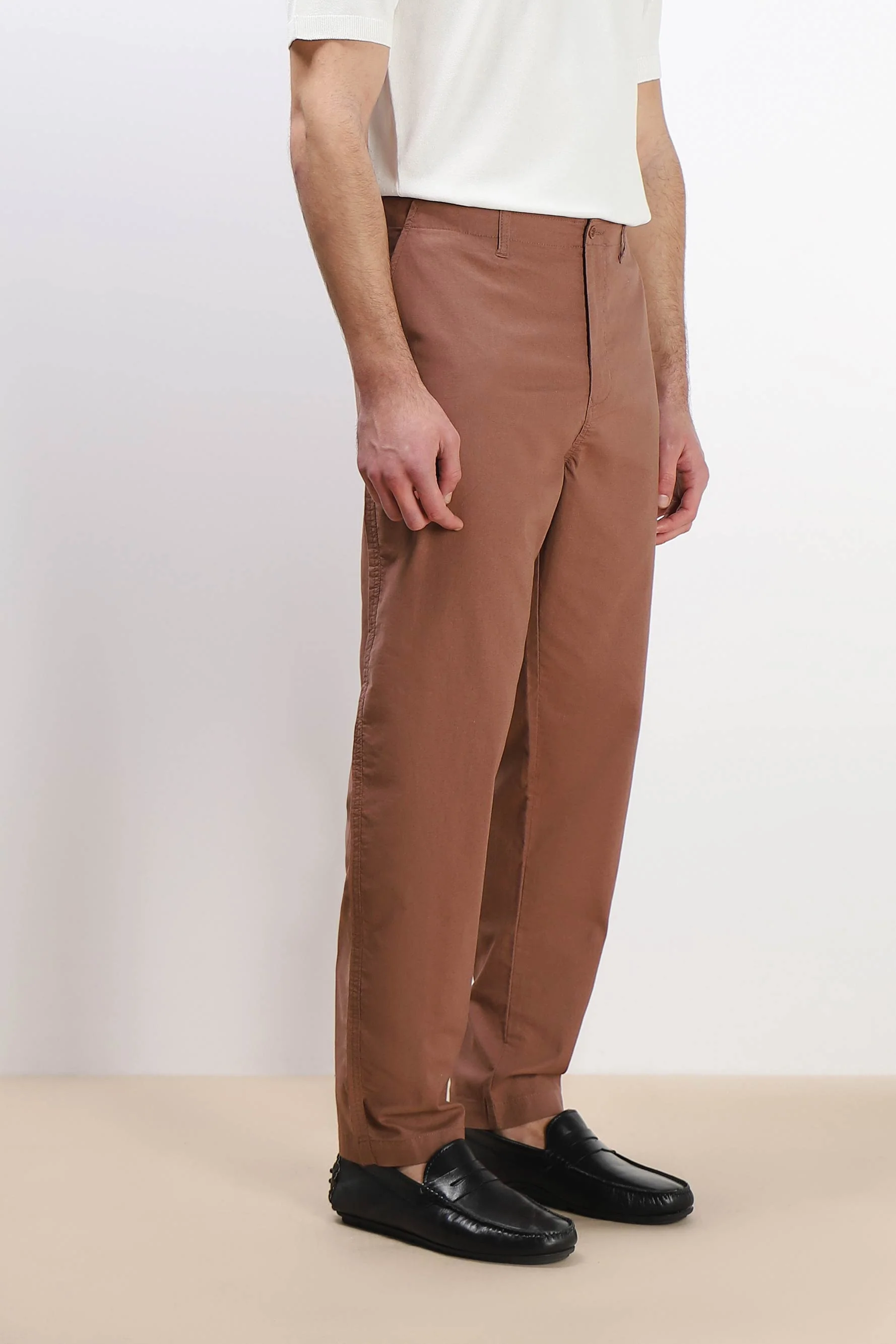 PANTALONE CHINO BASIC COTONE COCCIO - Image 3