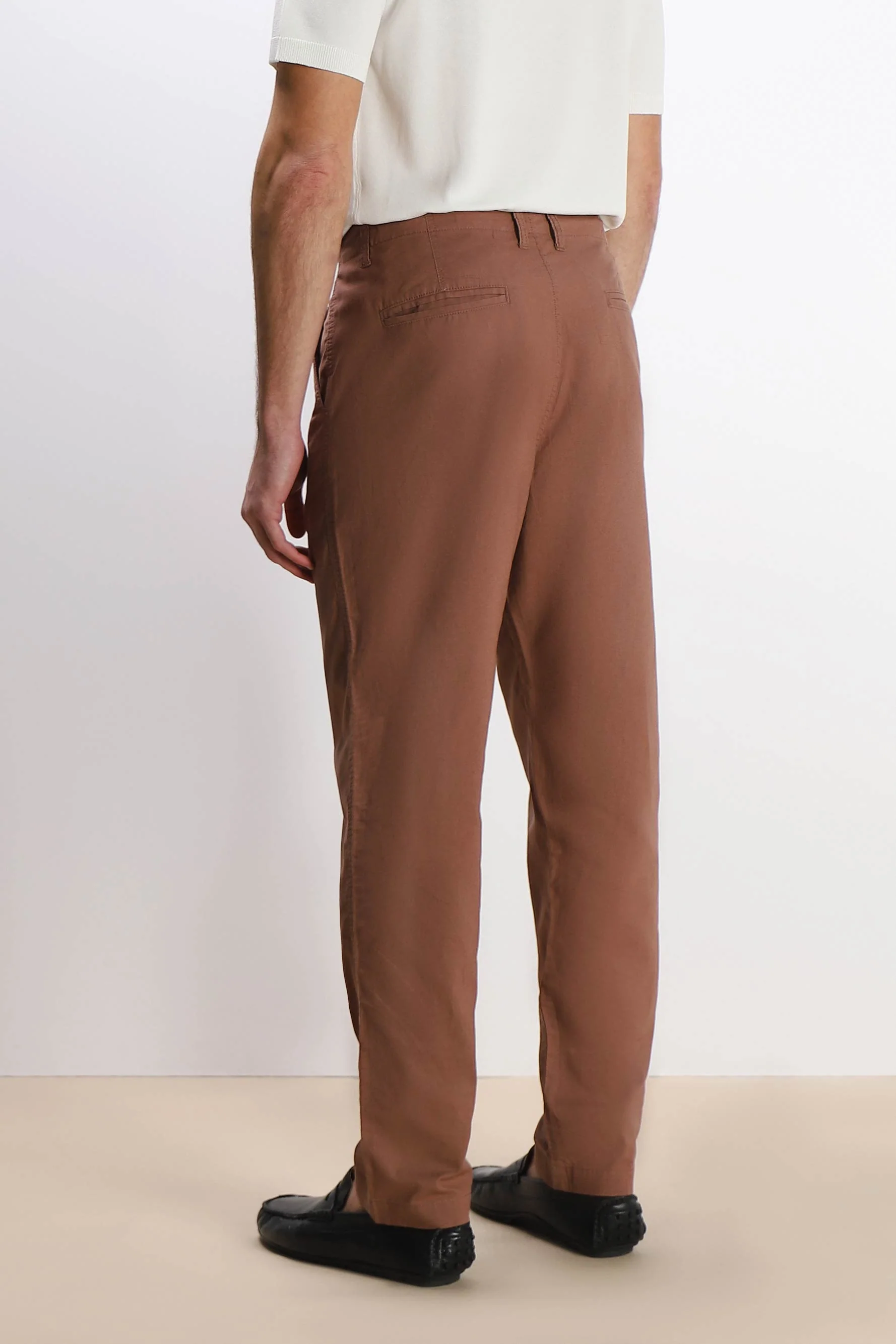 PANTALONE CHINO BASIC COTONE COCCIO - Image 4