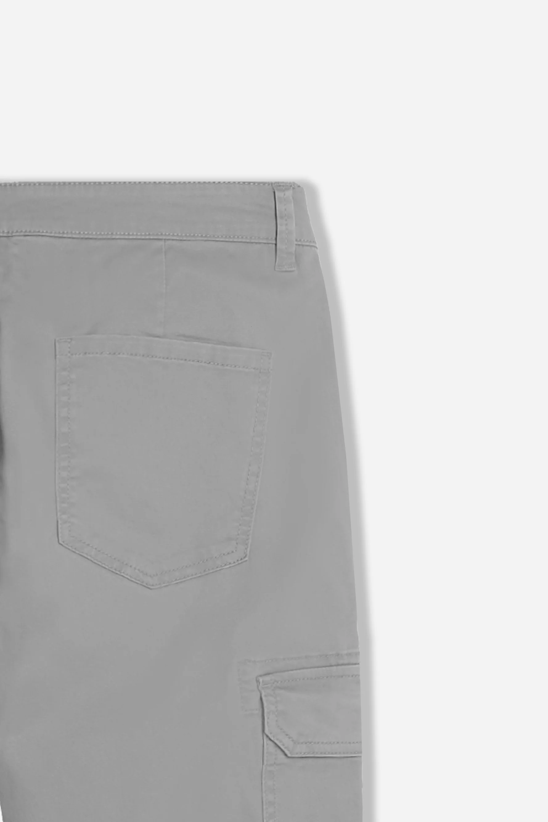 PANTALONE CON TASCONI LATERALI GRIGIO - Image 4