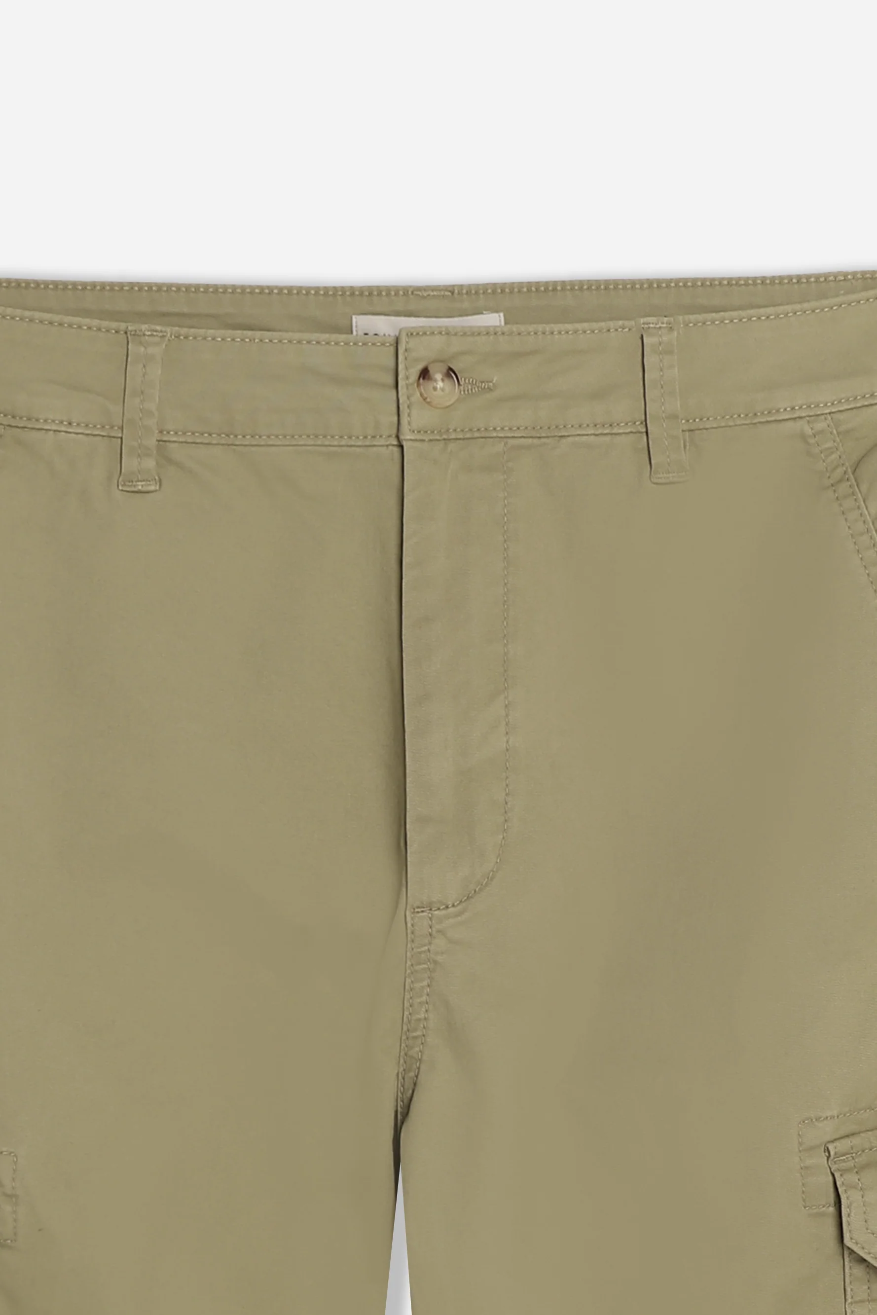 PANTALONE CON TASCONI LATERALI KAKI - Image 6
