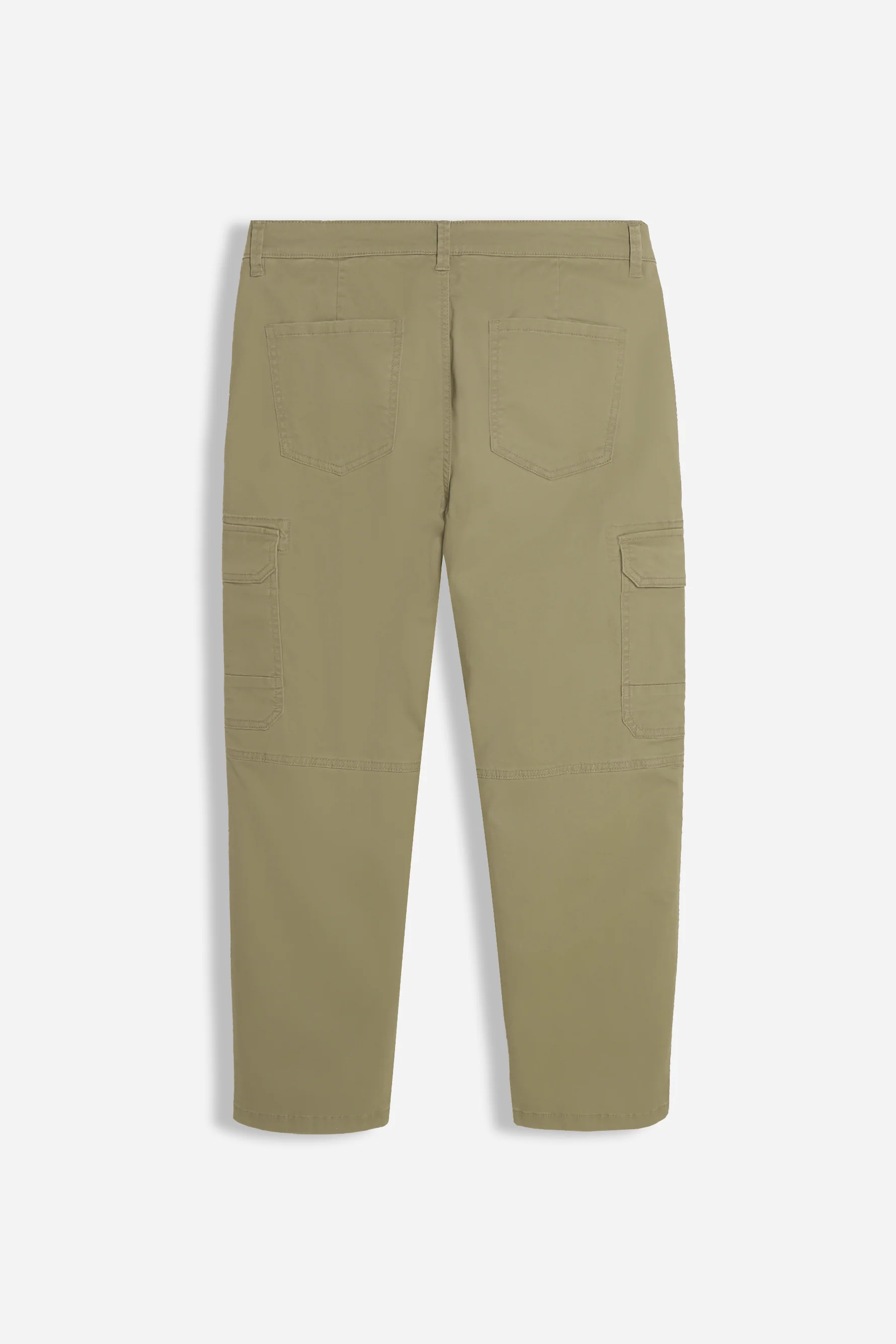PANTALONE CON TASCONI LATERALI KAKI - Image 8