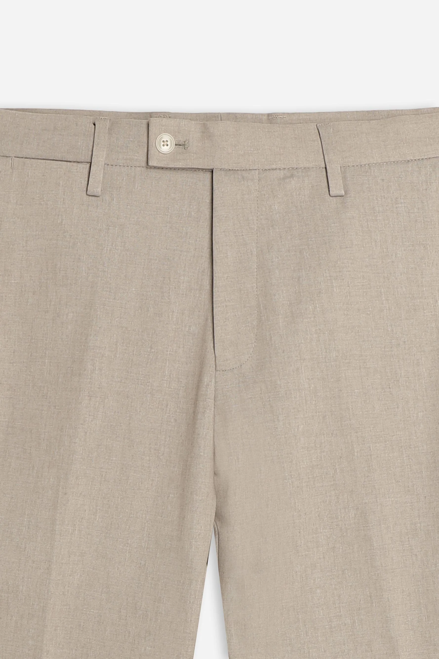 PANTALONE DA ABITO IN PUNTO MILANO BEIGE - Image 7