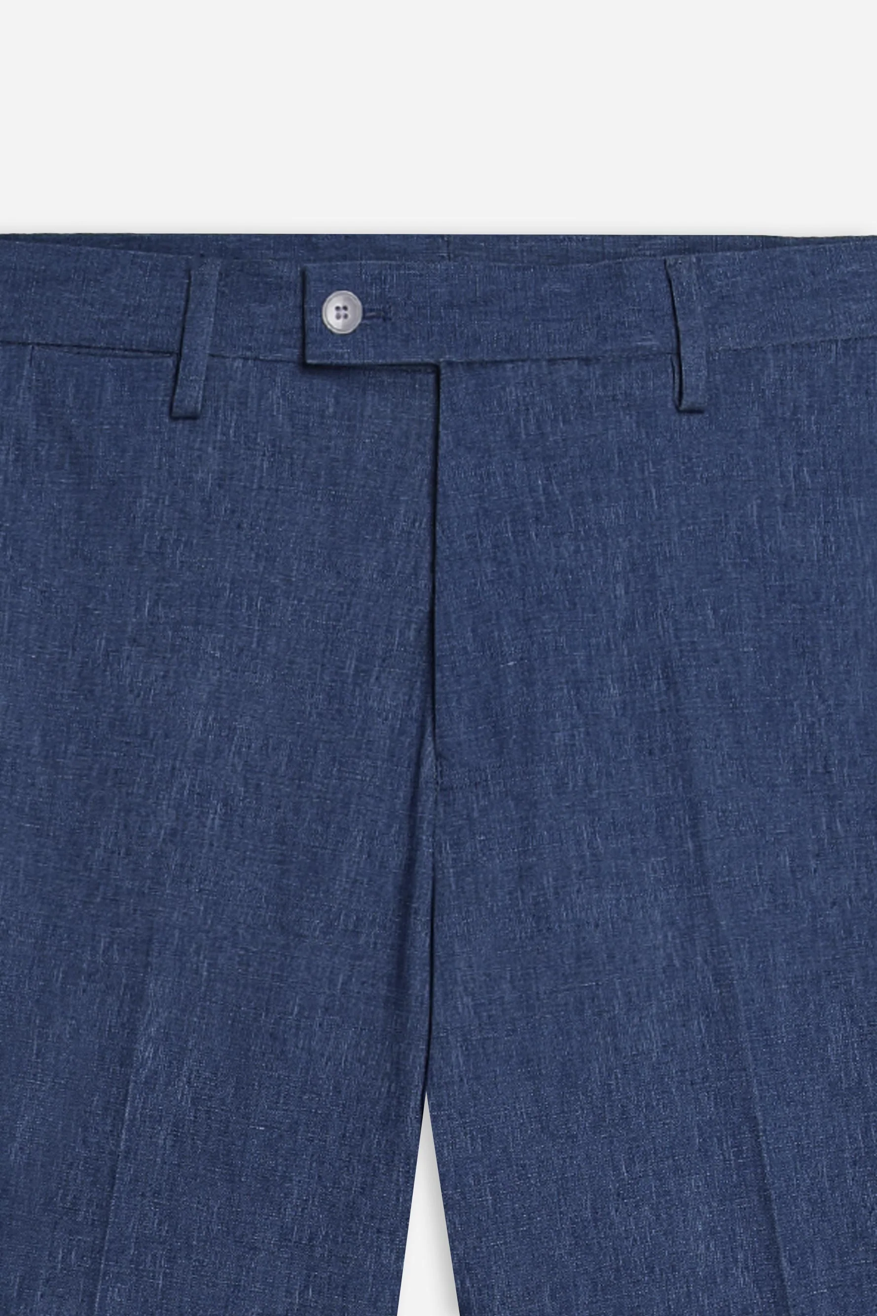 PANTALONE DA ABITO IN PUNTO MILANO BLEU - Image 6