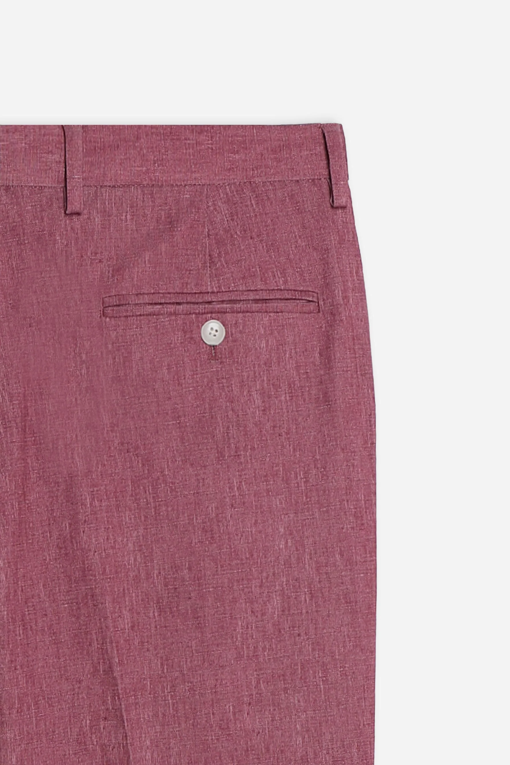 PANTALONE DA ABITO IN PUNTO MILANO ROSSO AMARANTO - Image 8