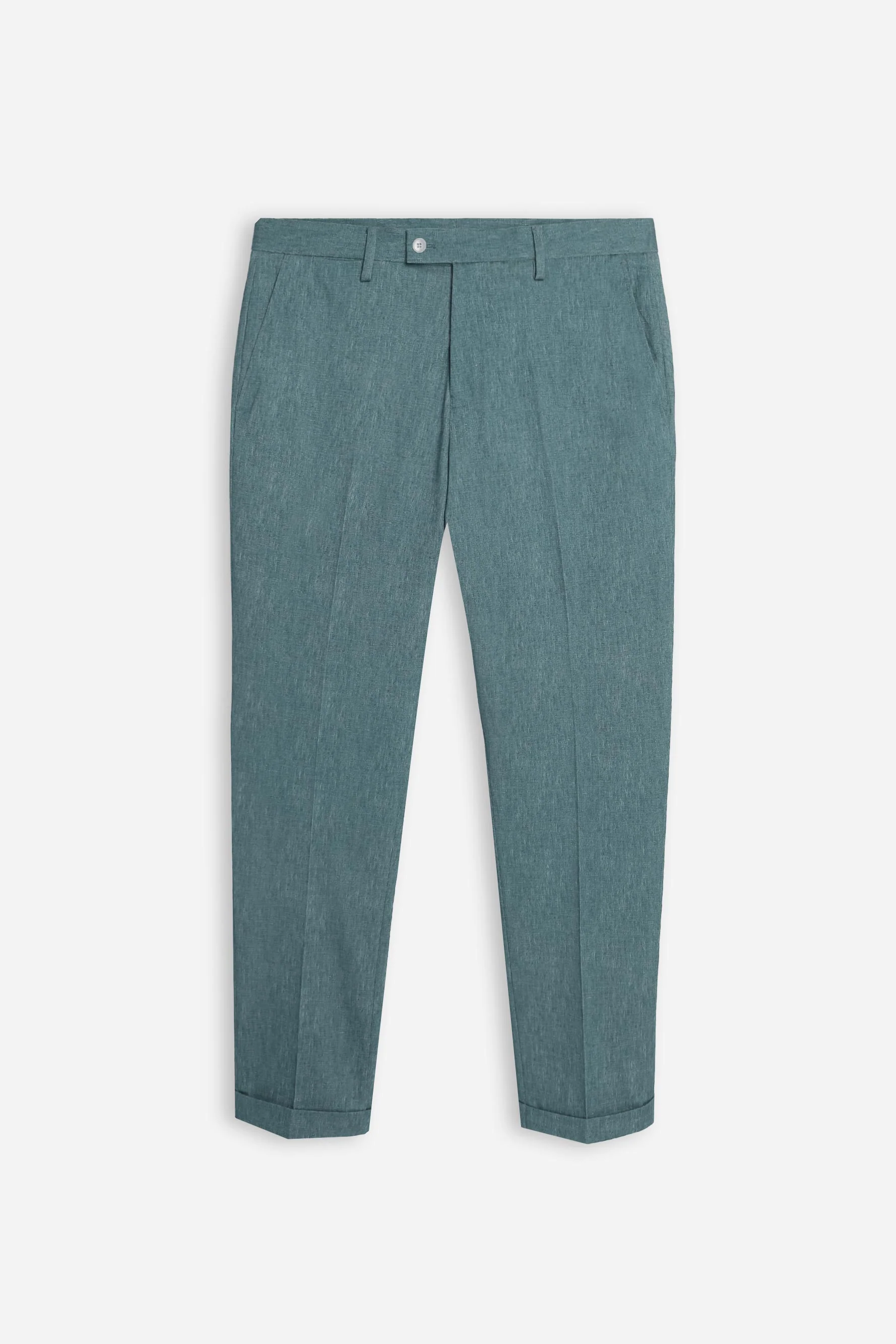 PANTALONE DA ABITO IN PUNTO MILANO VERDE - Image 5