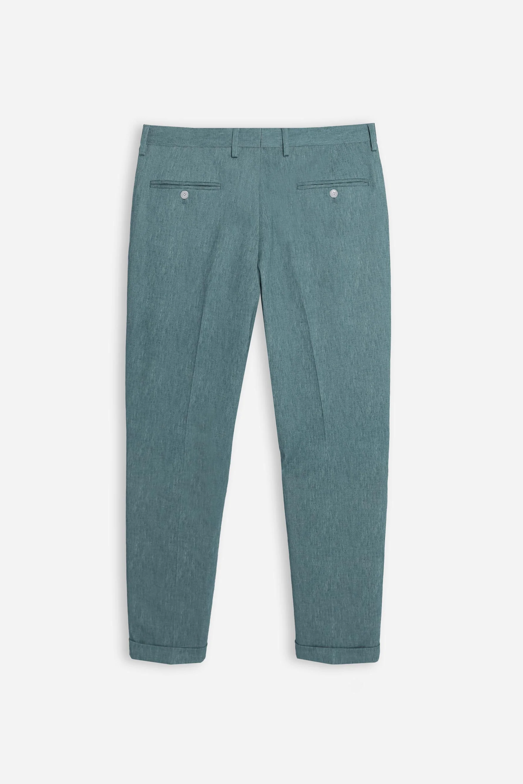PANTALONE DA ABITO IN PUNTO MILANO VERDE - Image 7