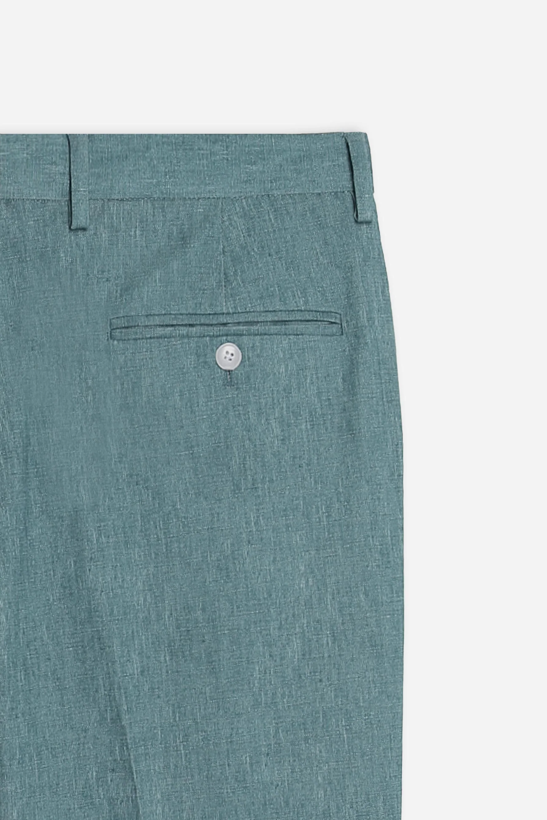 PANTALONE DA ABITO IN PUNTO MILANO VERDE - Image 8