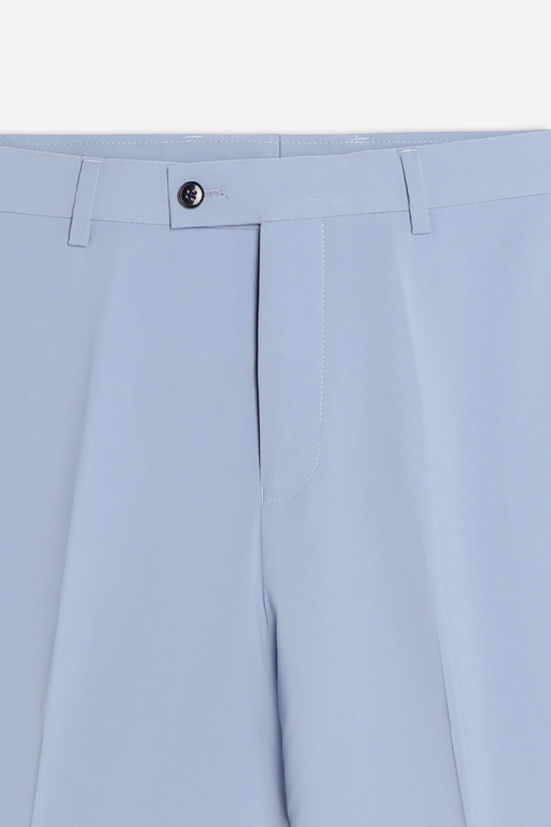 PANTALONE DA ABITO SENZA RISVOLTO CIELO - Image 7