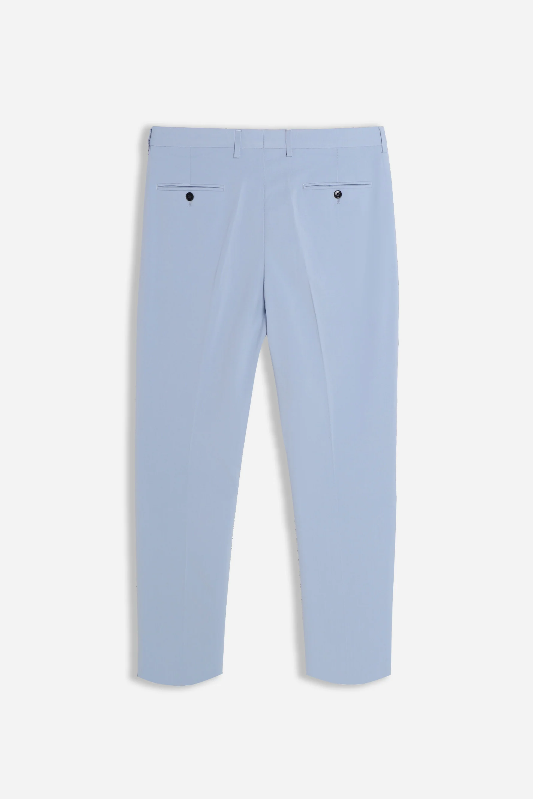 PANTALONE DA ABITO SENZA RISVOLTO CIELO - Image 8