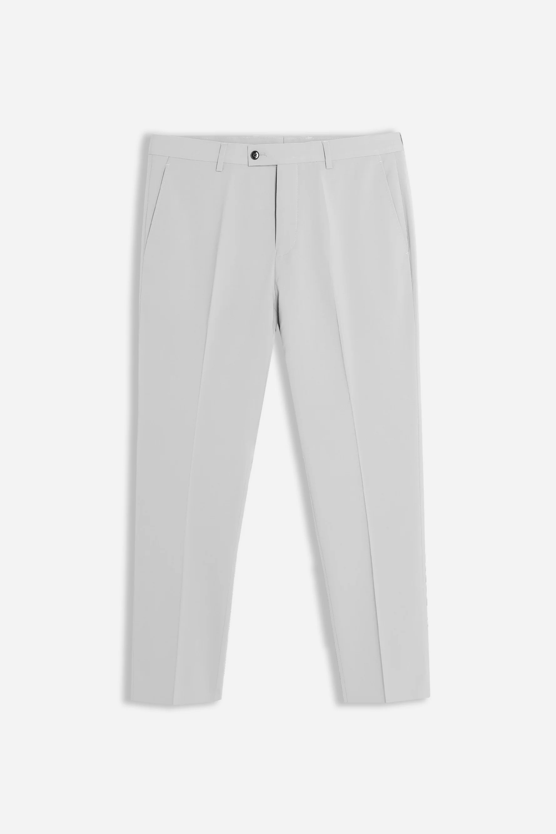 PANTALONE DA ABITO SENZA RISVOLTO GRIGIO - Image 5