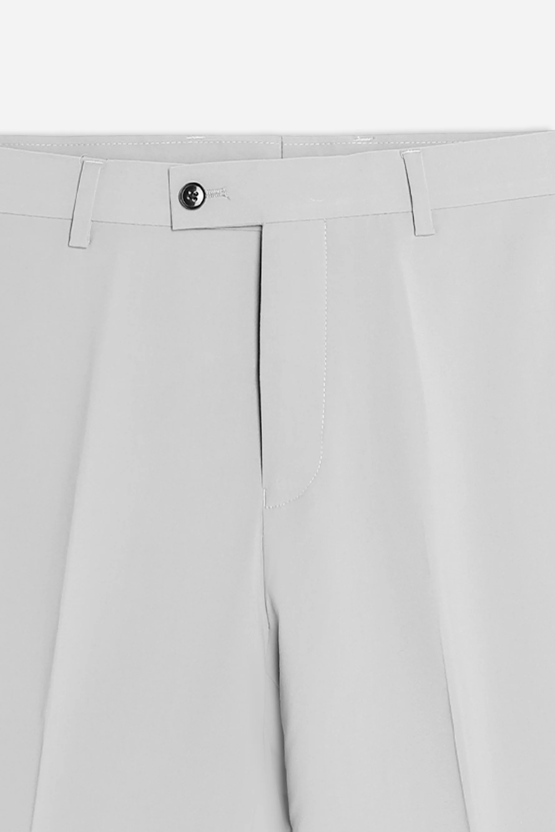 PANTALONE DA ABITO SENZA RISVOLTO GRIGIO - Image 6
