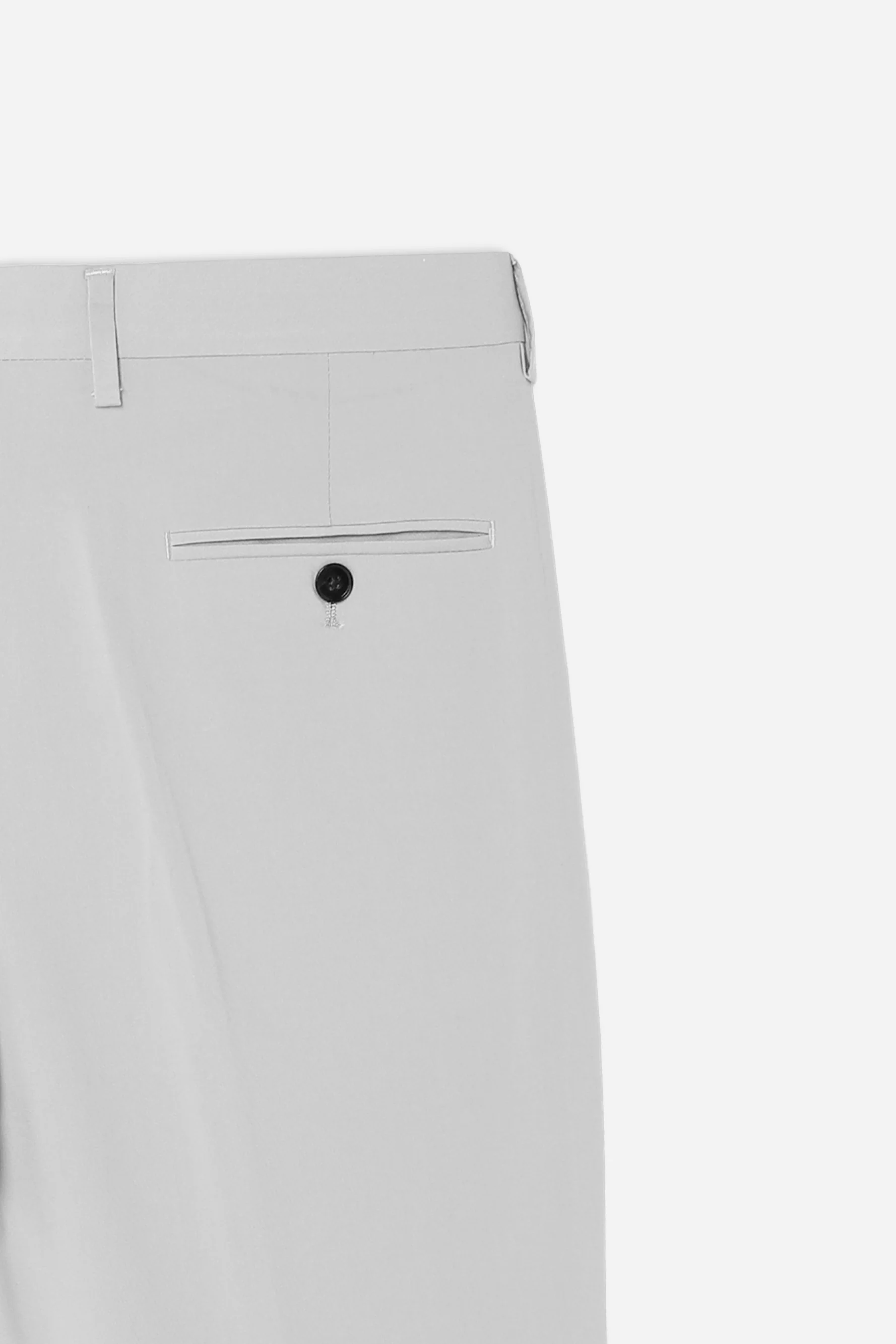 PANTALONE DA ABITO SENZA RISVOLTO GRIGIO - Image 8