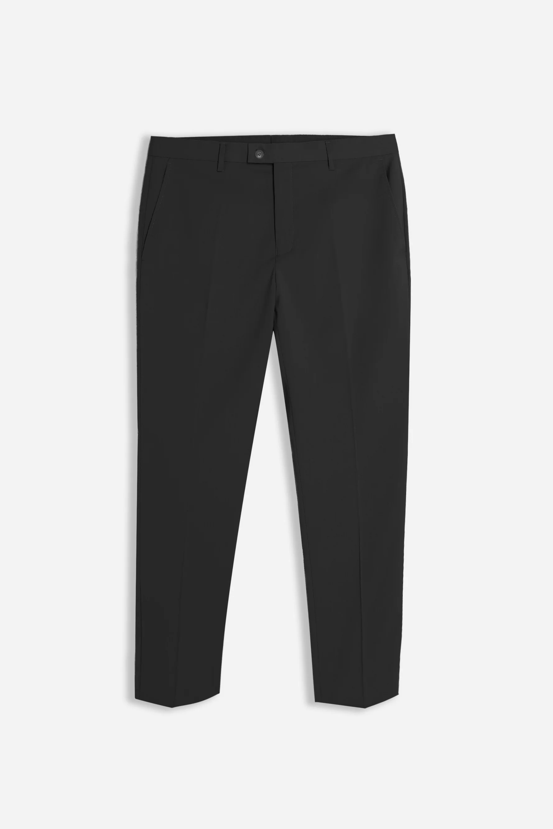 PANTALONE DA ABITO SENZA RISVOLTO NERO - Image 6