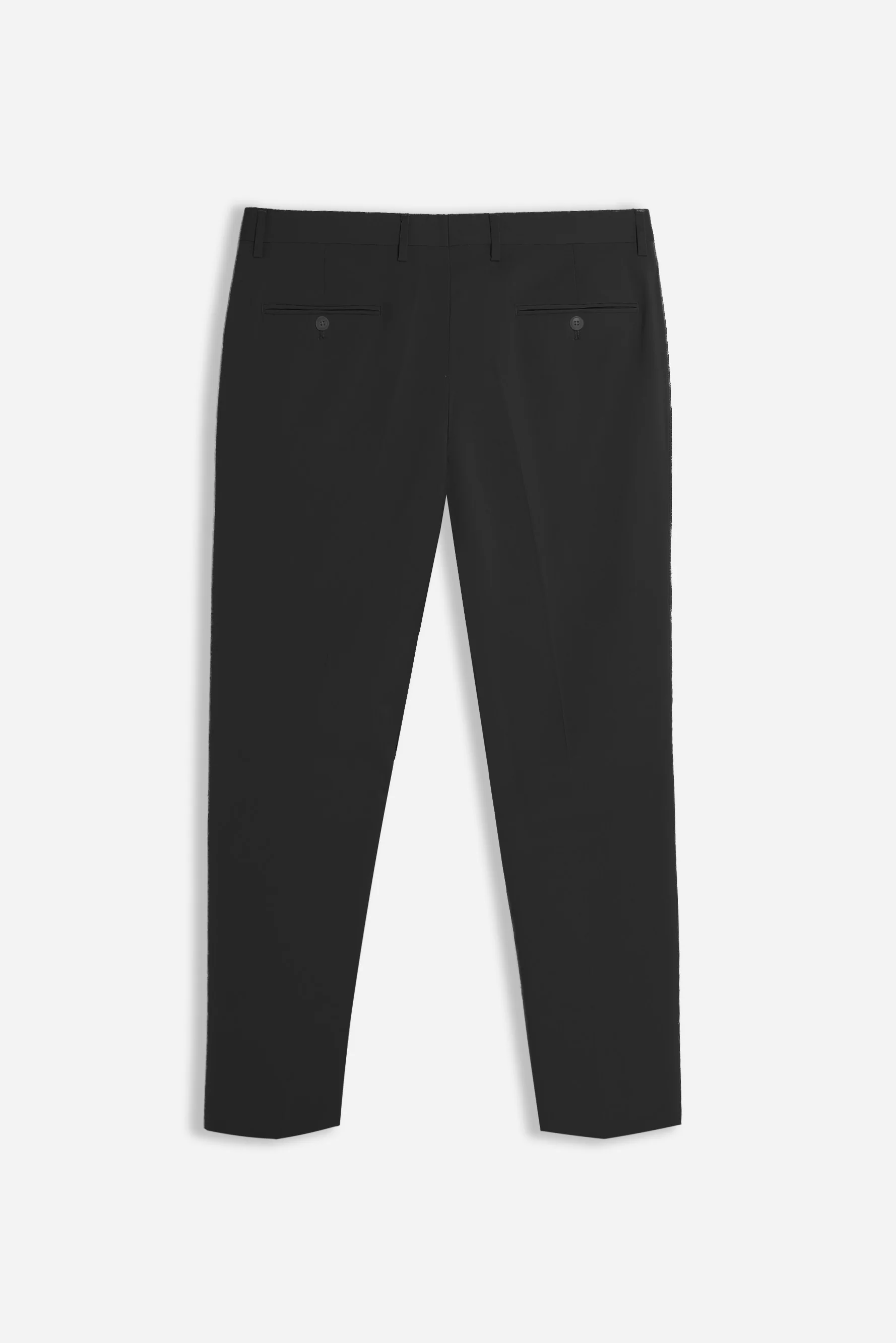 PANTALONE DA ABITO SENZA RISVOLTO NERO - Image 8