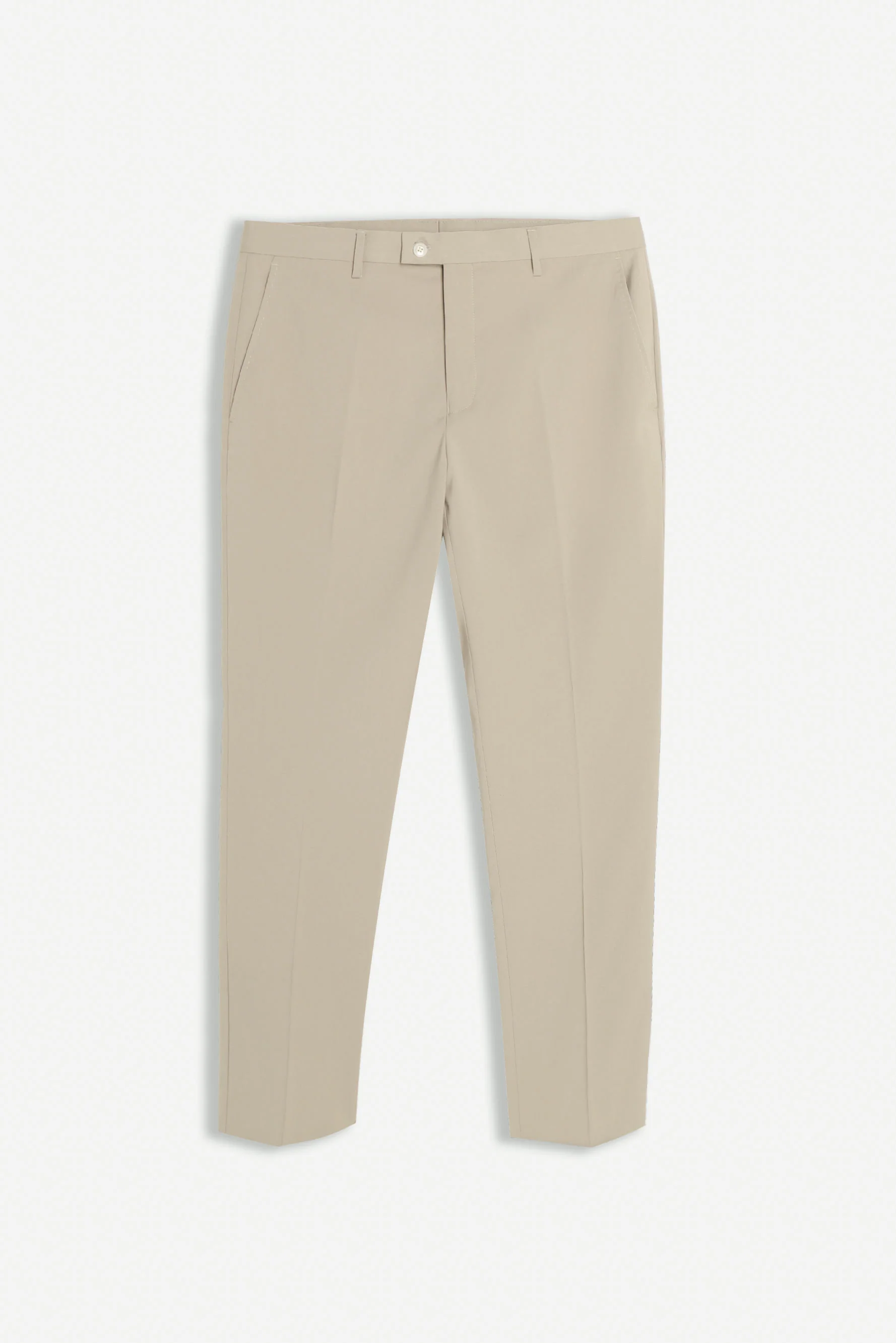 PANTALONE DA ABITO SENZA RISVOLTO SABBIA - Image 6