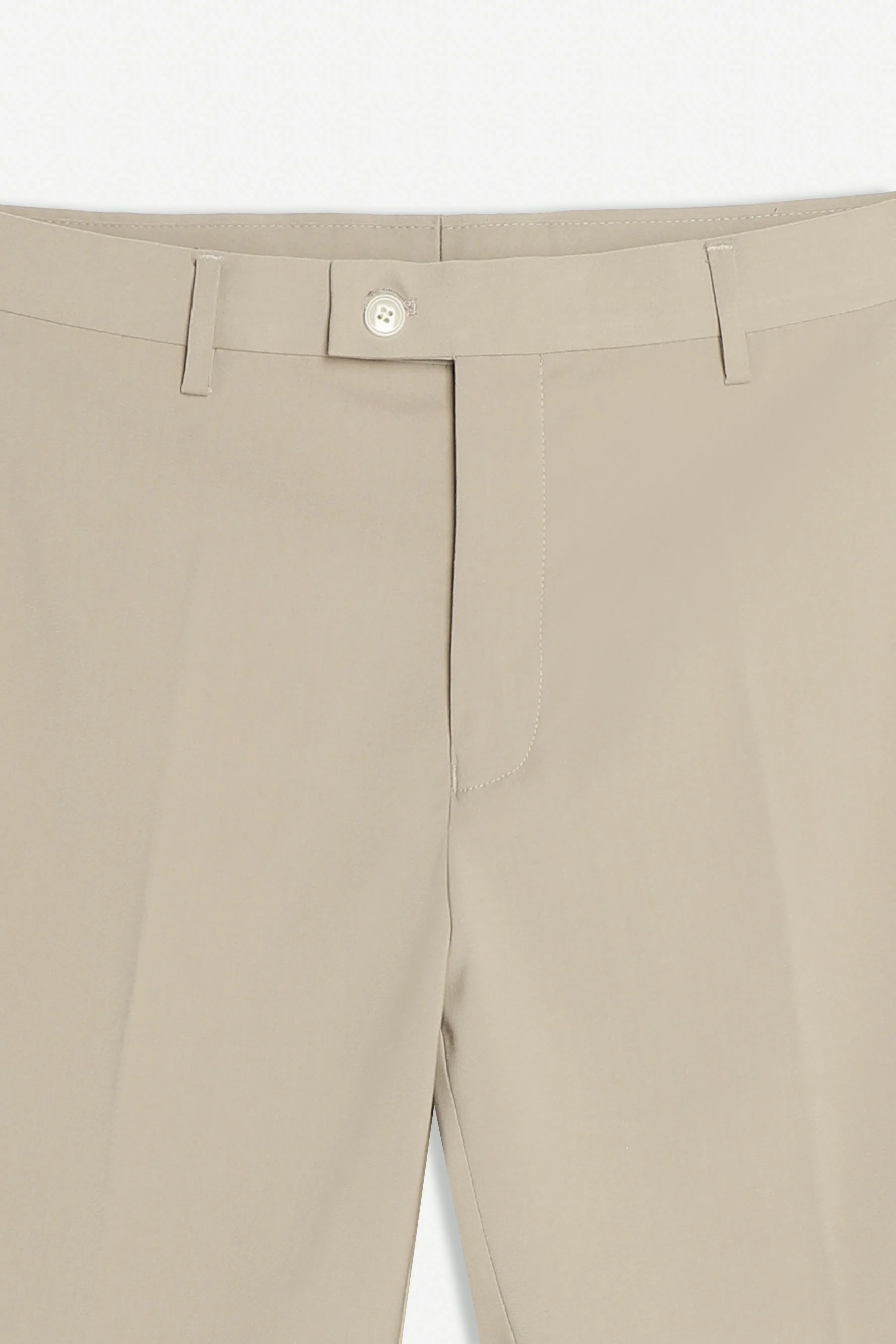 PANTALONE DA ABITO SENZA RISVOLTO SABBIA - Image 7