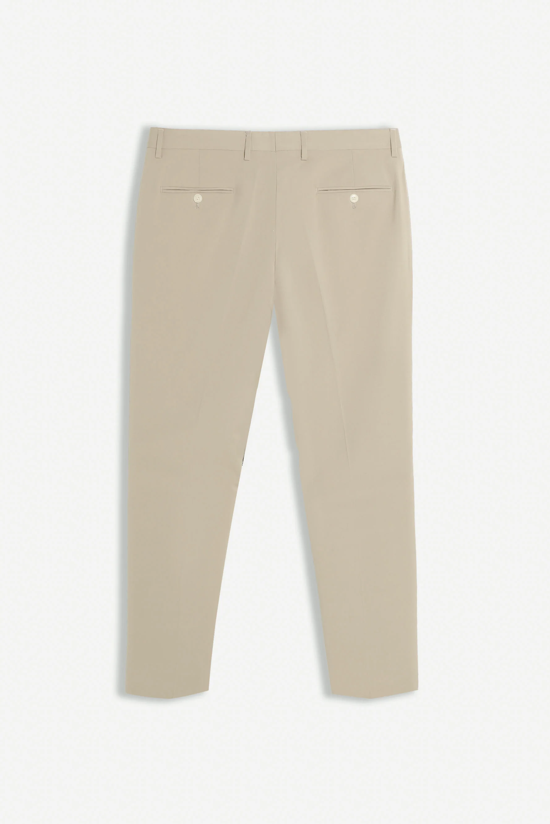 PANTALONE DA ABITO SENZA RISVOLTO SABBIA - Image 8