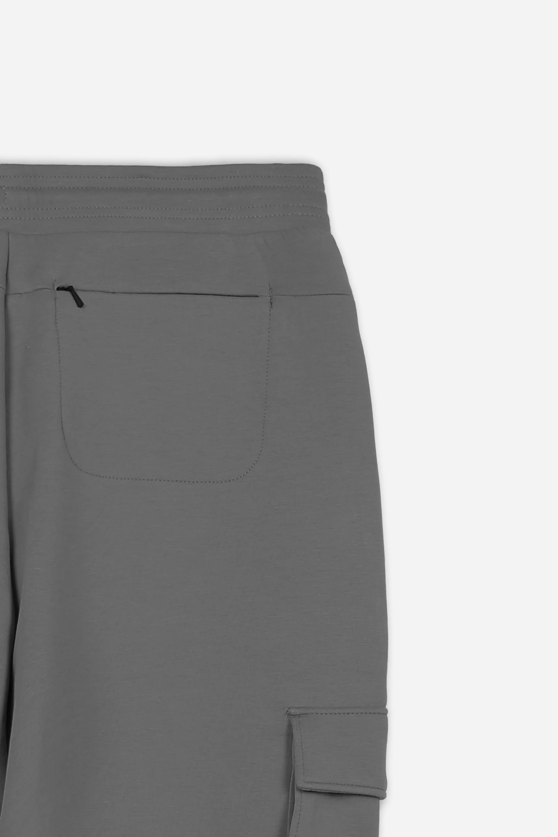 PANTALONE JOGGER IN FELPA GRIGIO SCURO - Image 4