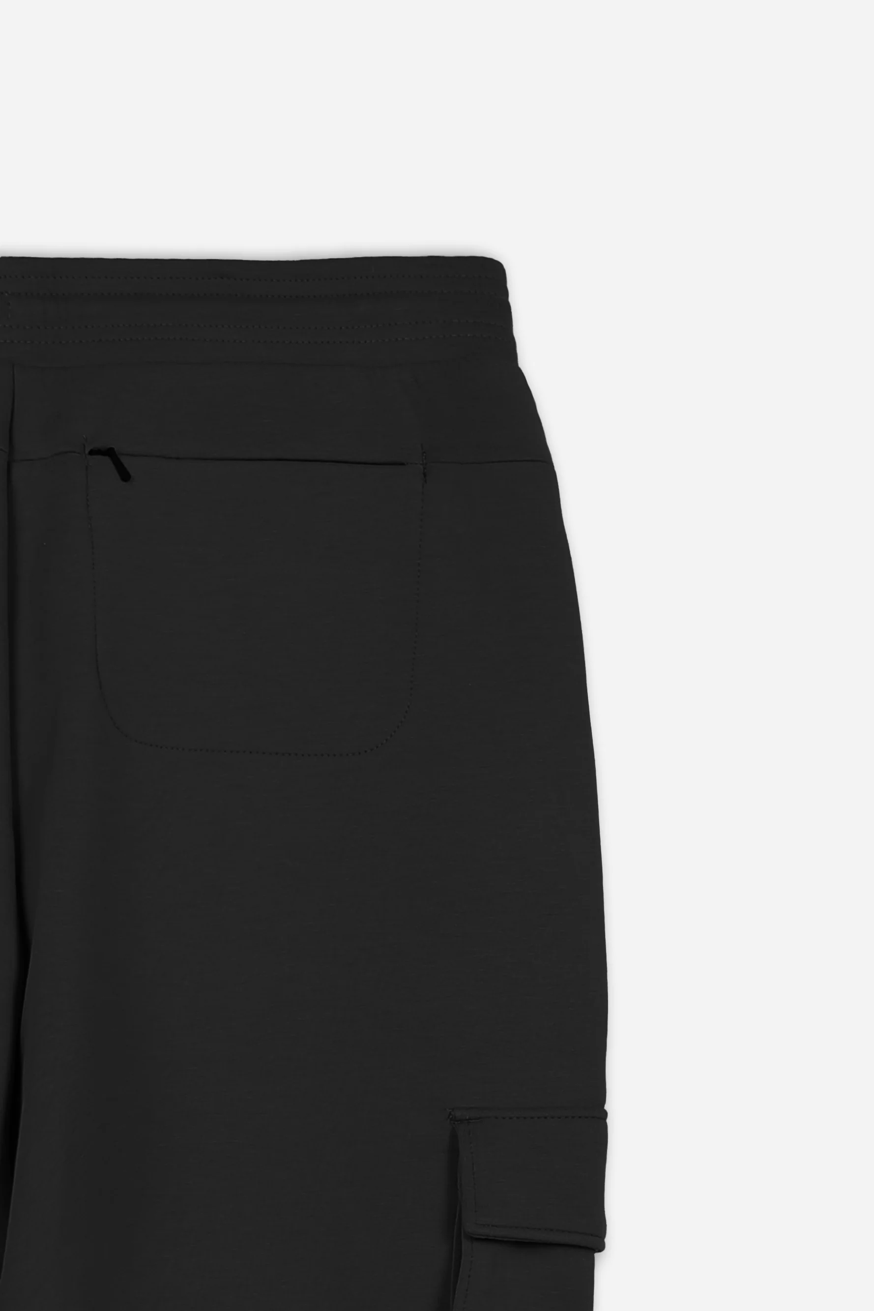 PANTALONE JOGGER IN FELPA NERO - Image 4