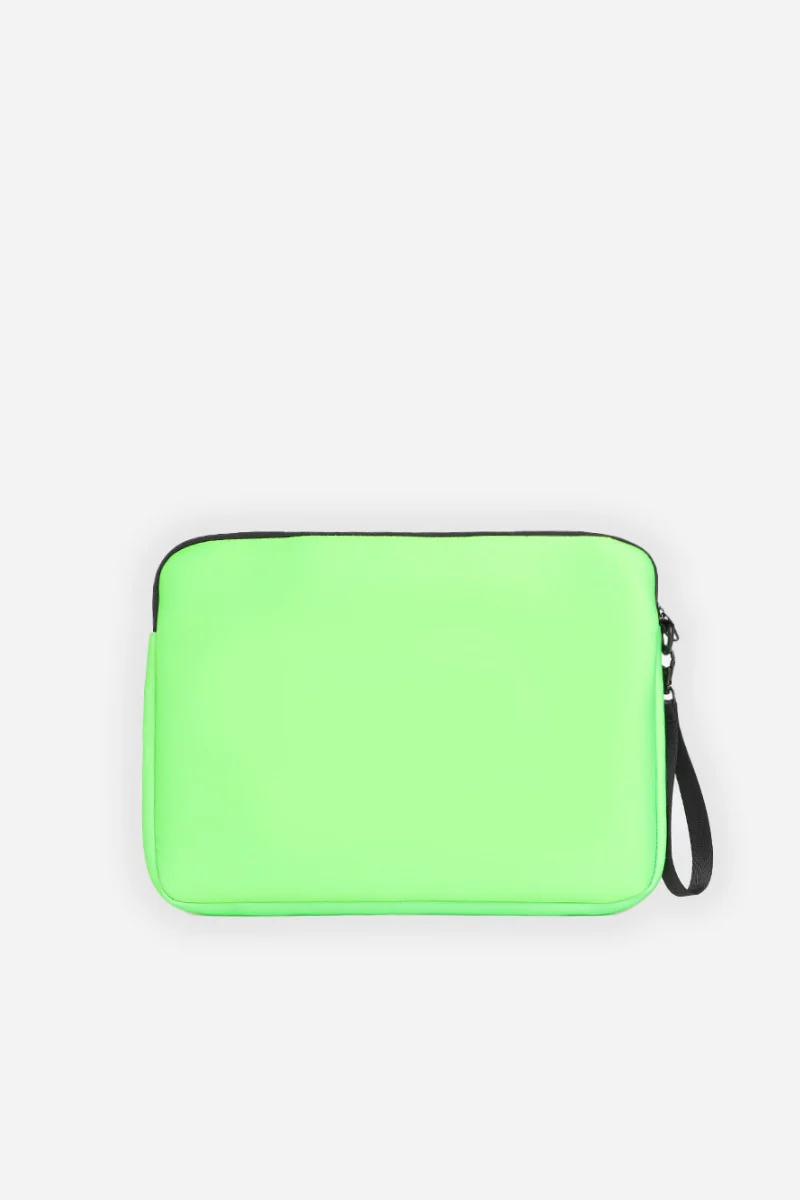POCHETTE GRANDE CON STAMPA VERDE ACIDO - Image 3