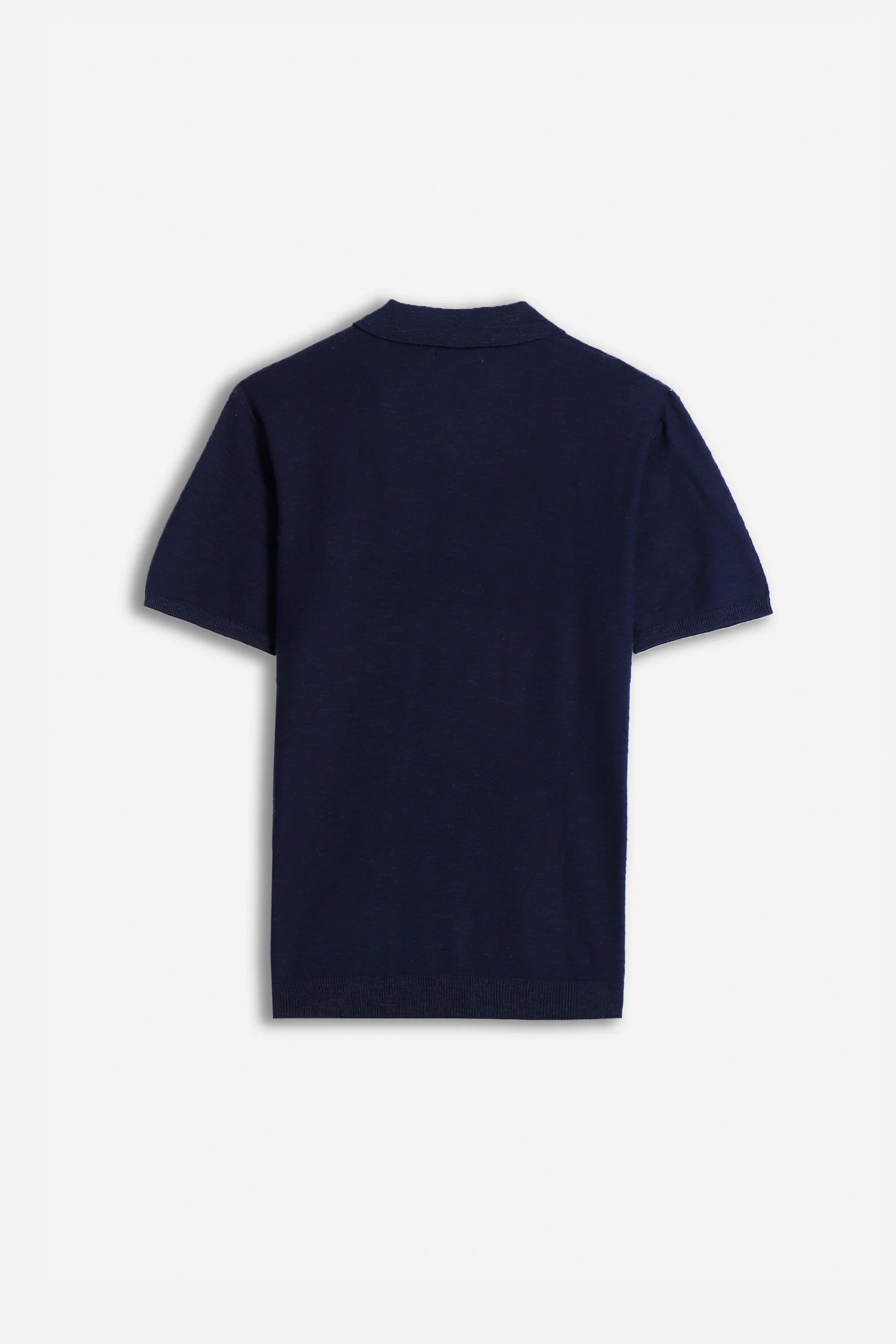 POLO IN MAGLINA FILATO SLUB BLEU - Image 3