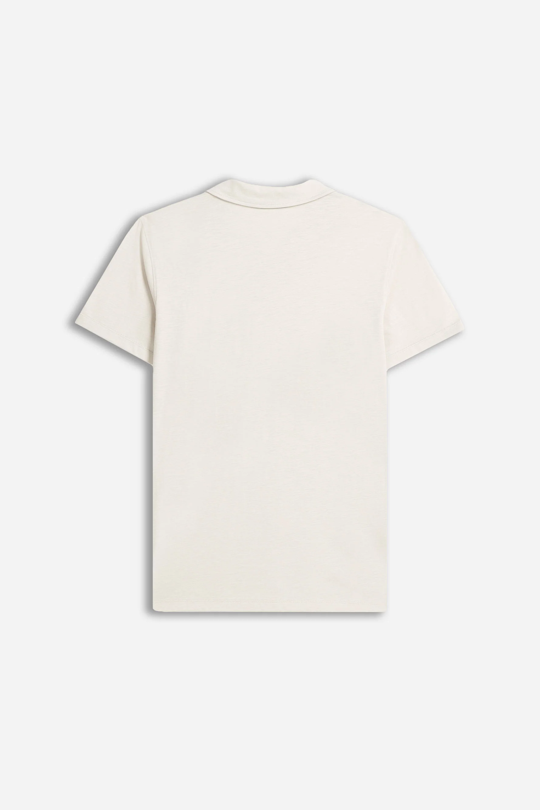 POLO SLUB CON COLLO DERBY GESSO - Image 3