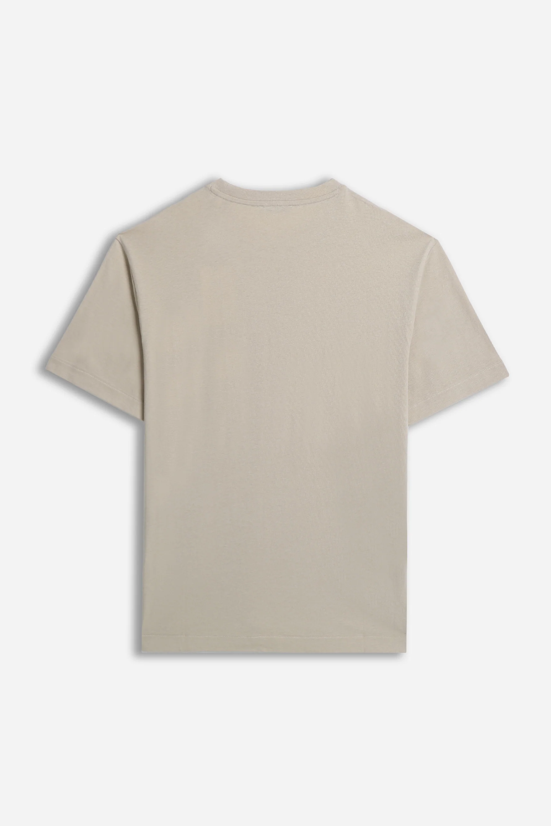 T-SHIRT CON LOGO STAMPATO BEIGE - Image 3