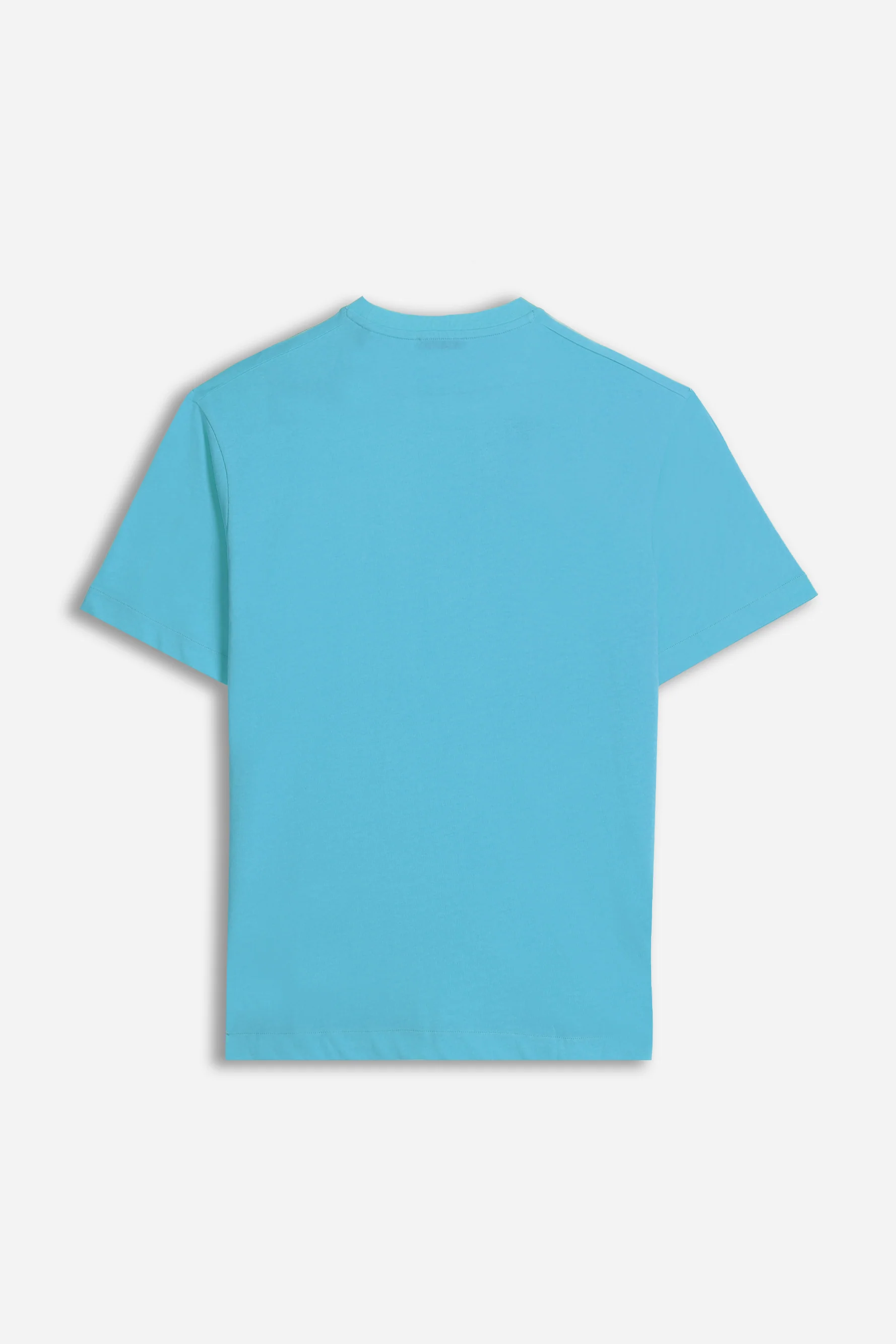 T-SHIRT CON LOGO STAMPATO TURCHESE - Image 3