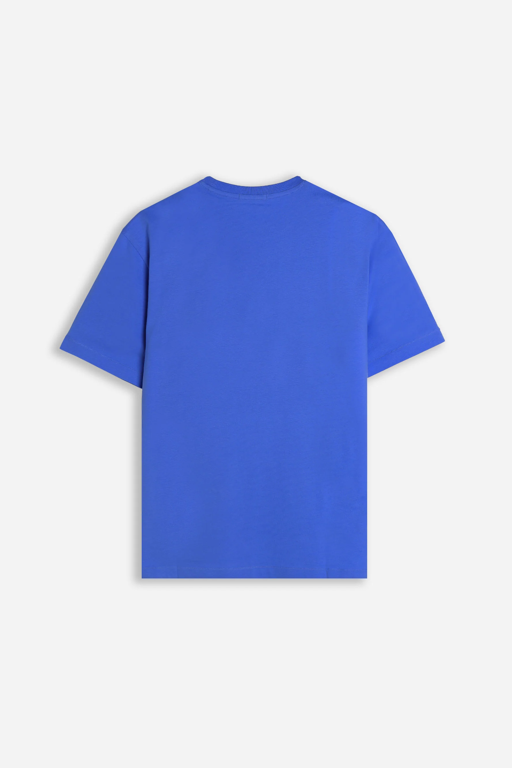 T-SHIRT GIROCOLLO BASIC CON DETTAGLIO ROYAL - Image 4