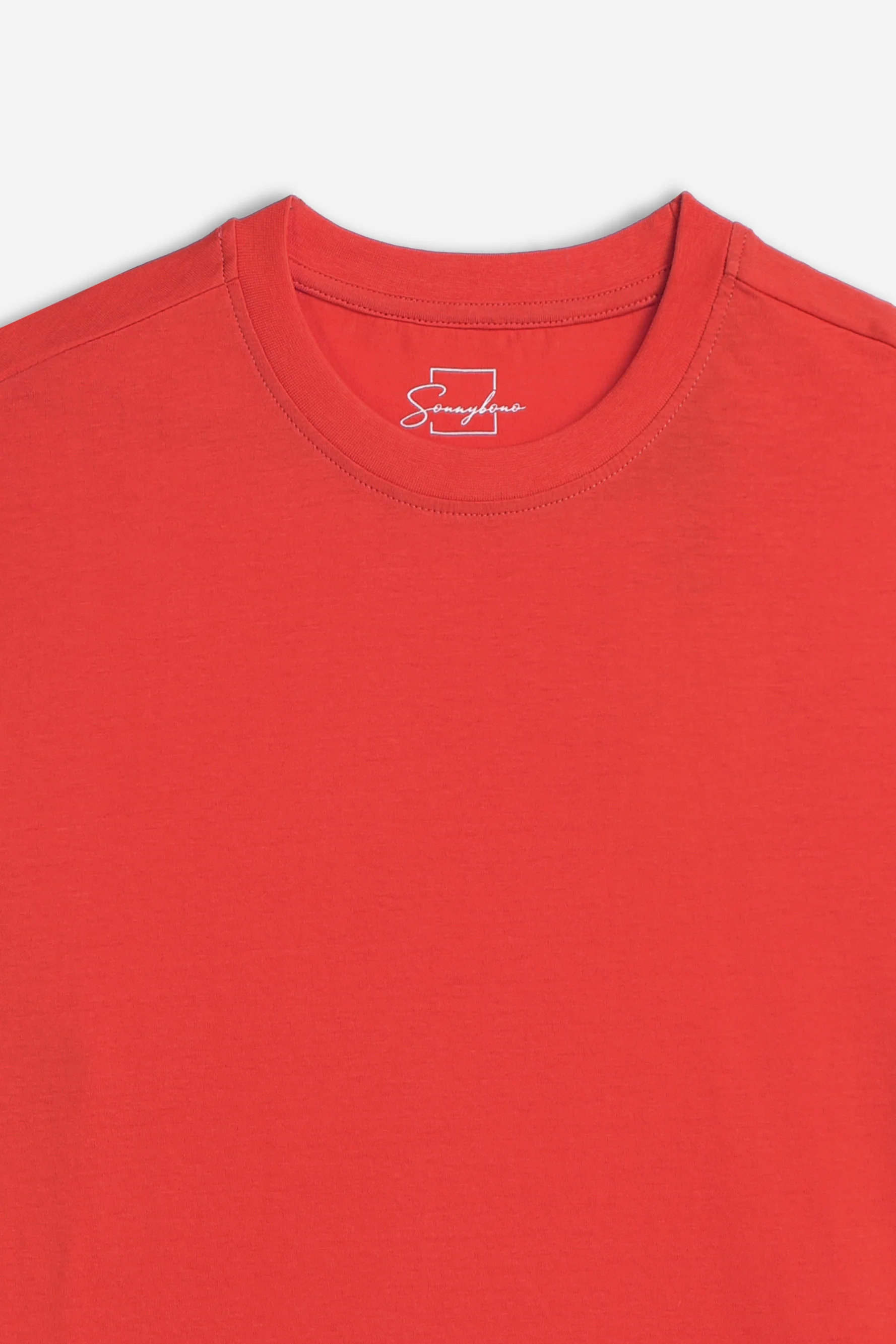 T-SHIRT GIROCOLLO BASIC ROSSO - Image 2