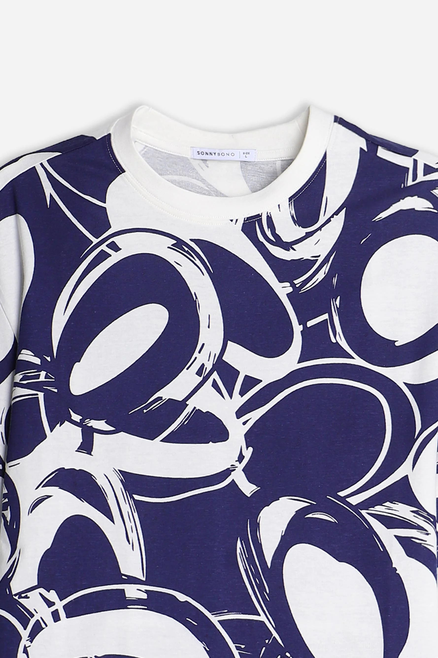 T-SHIRT GIROCOLLO FANTASIA F BLUETTE - Image 2
