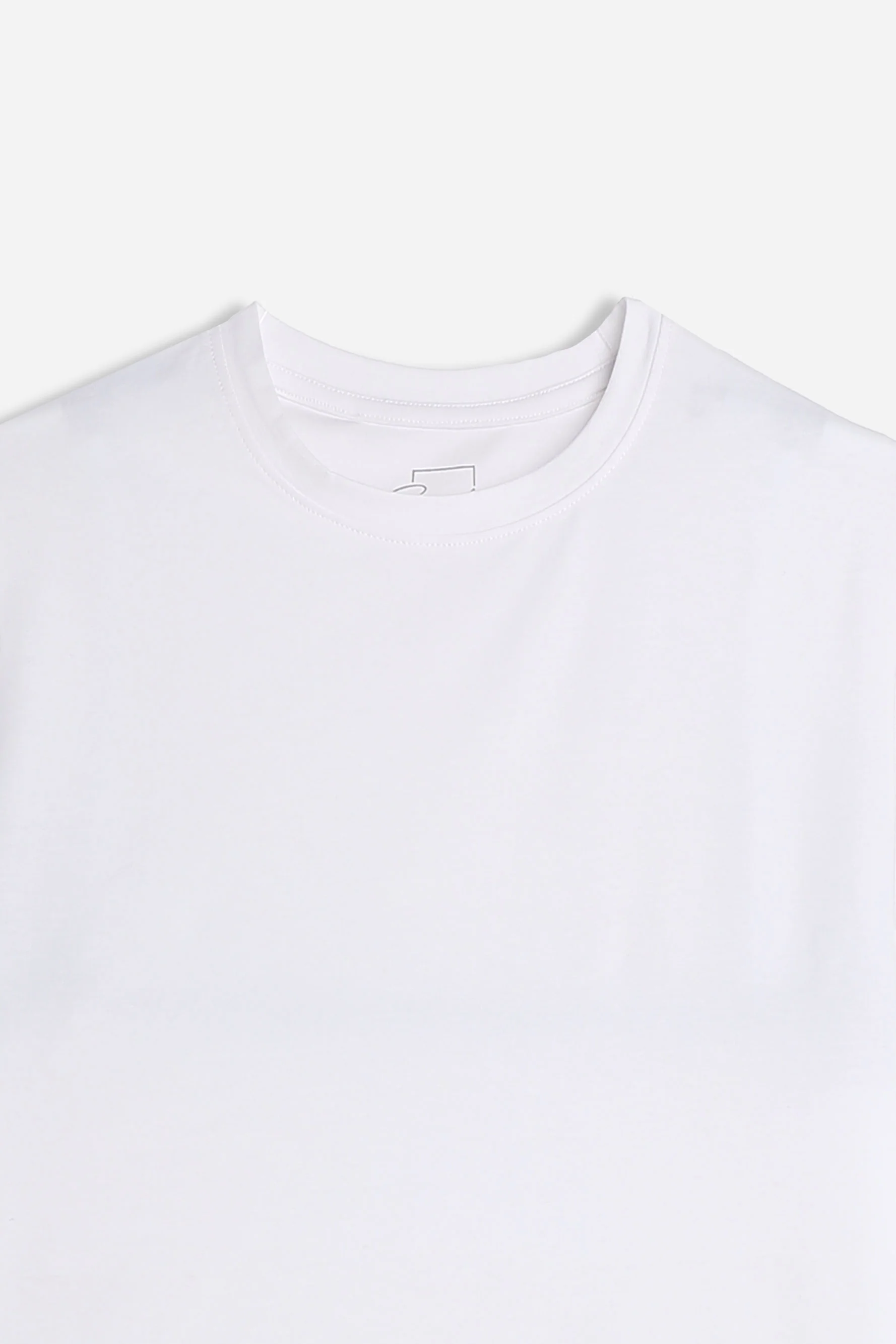 T-SHIRT GIROCOLLO MANICA CORTA BIANCO - Image 3