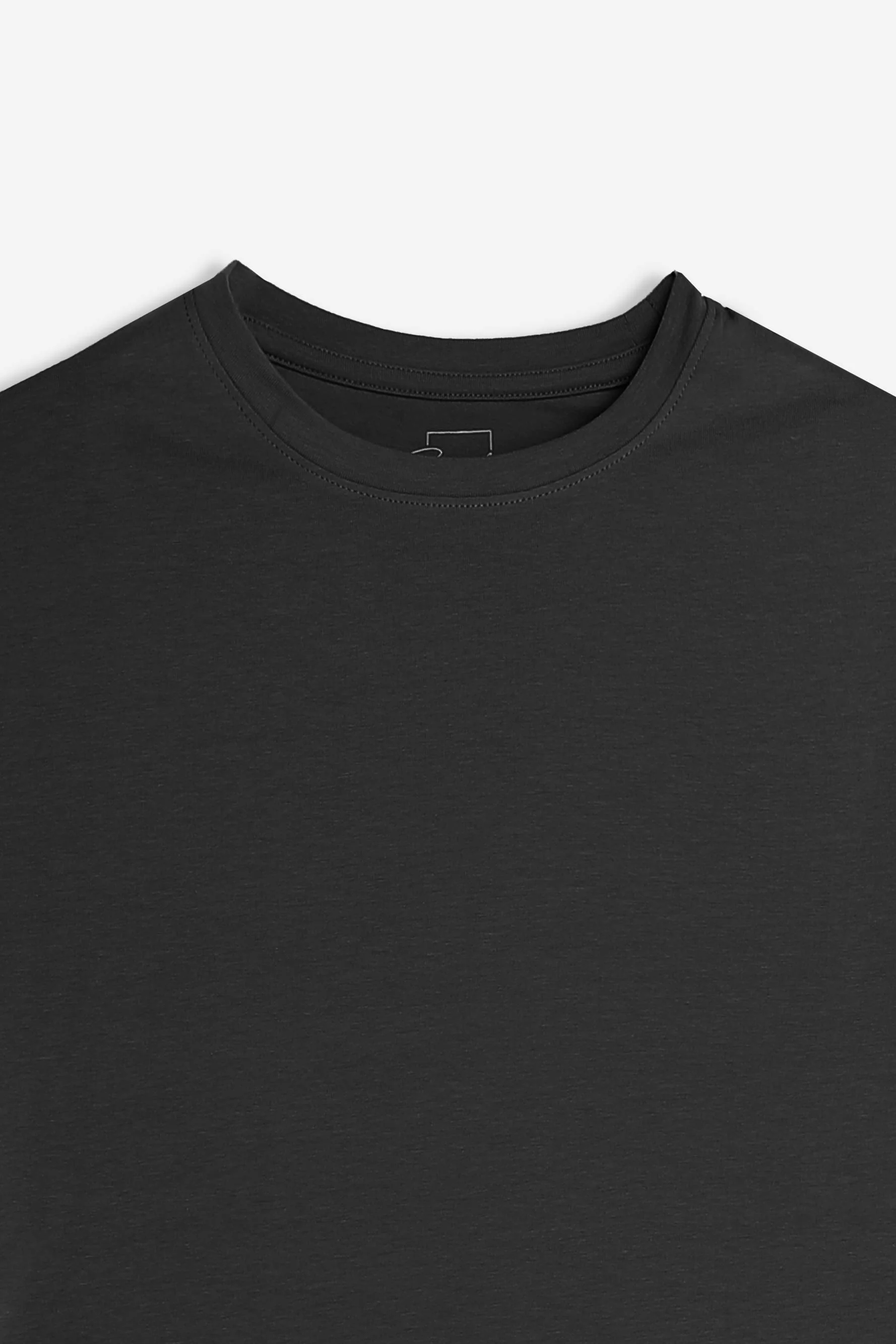T-SHIRT GIROCOLLO MANICA CORTA NERO - Image 3