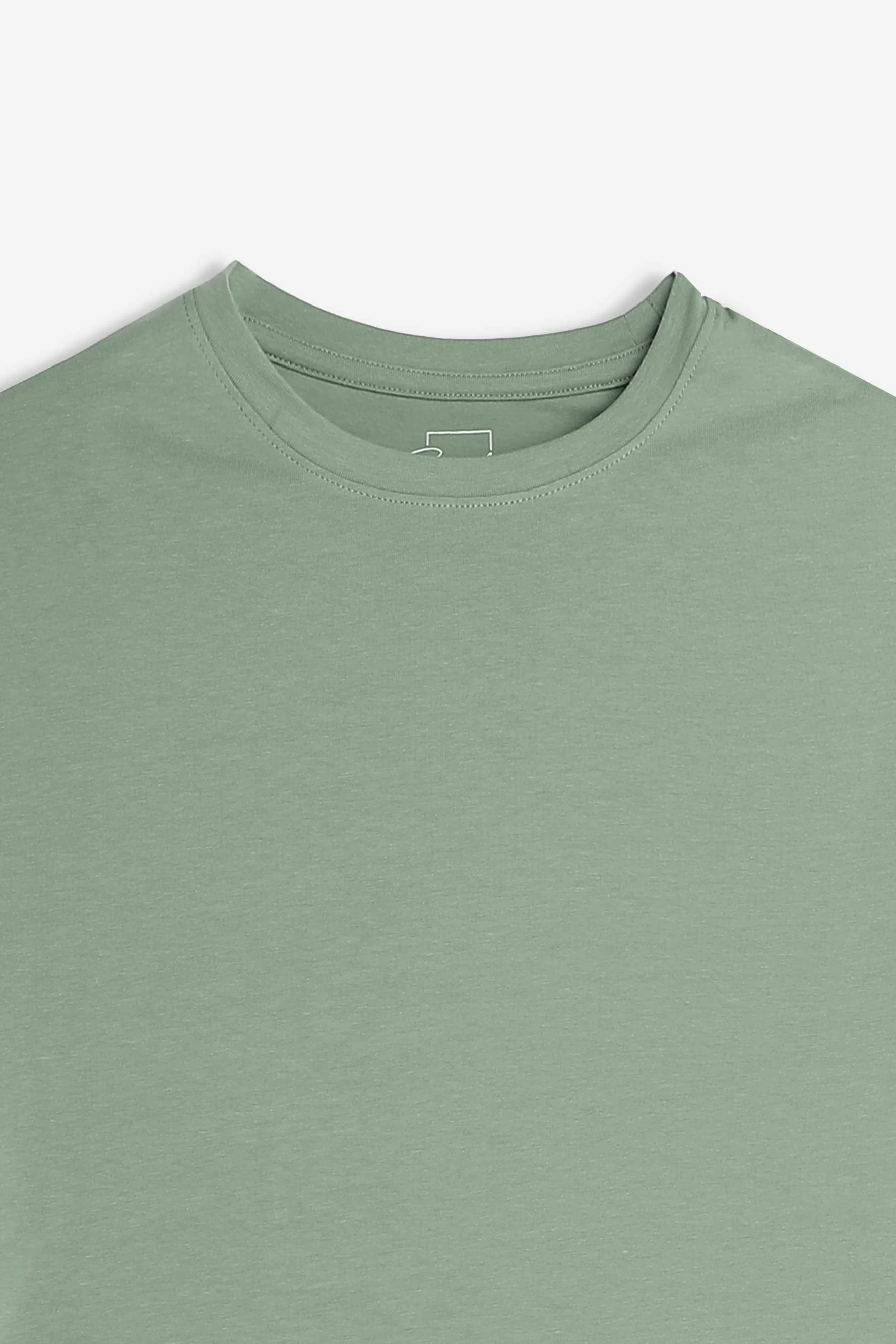 T-SHIRT GIROCOLLO MANICA CORTA TORTORA - Image 3