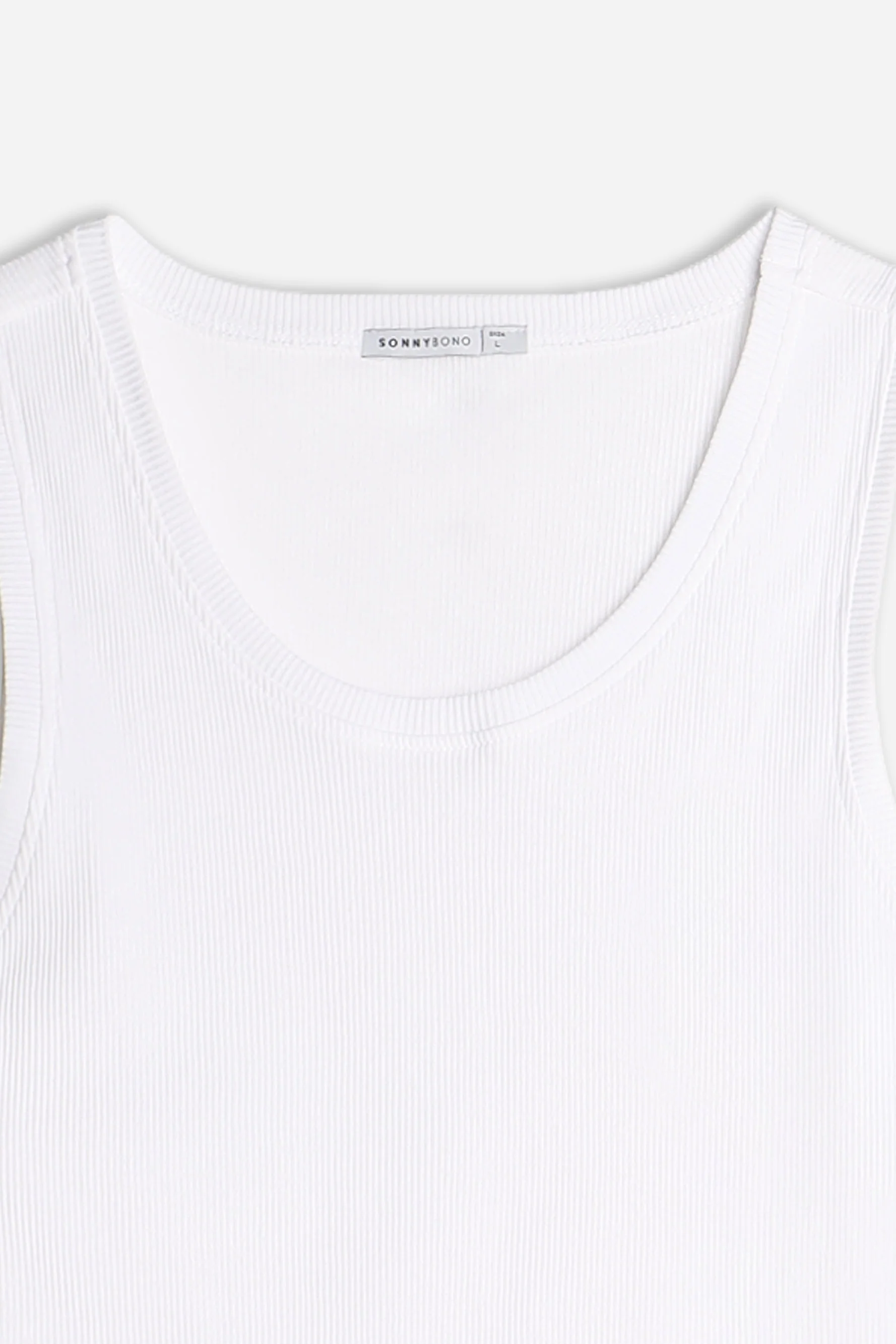 T-SHIRT SMANICATA A COSTINE BIANCO - Image 2